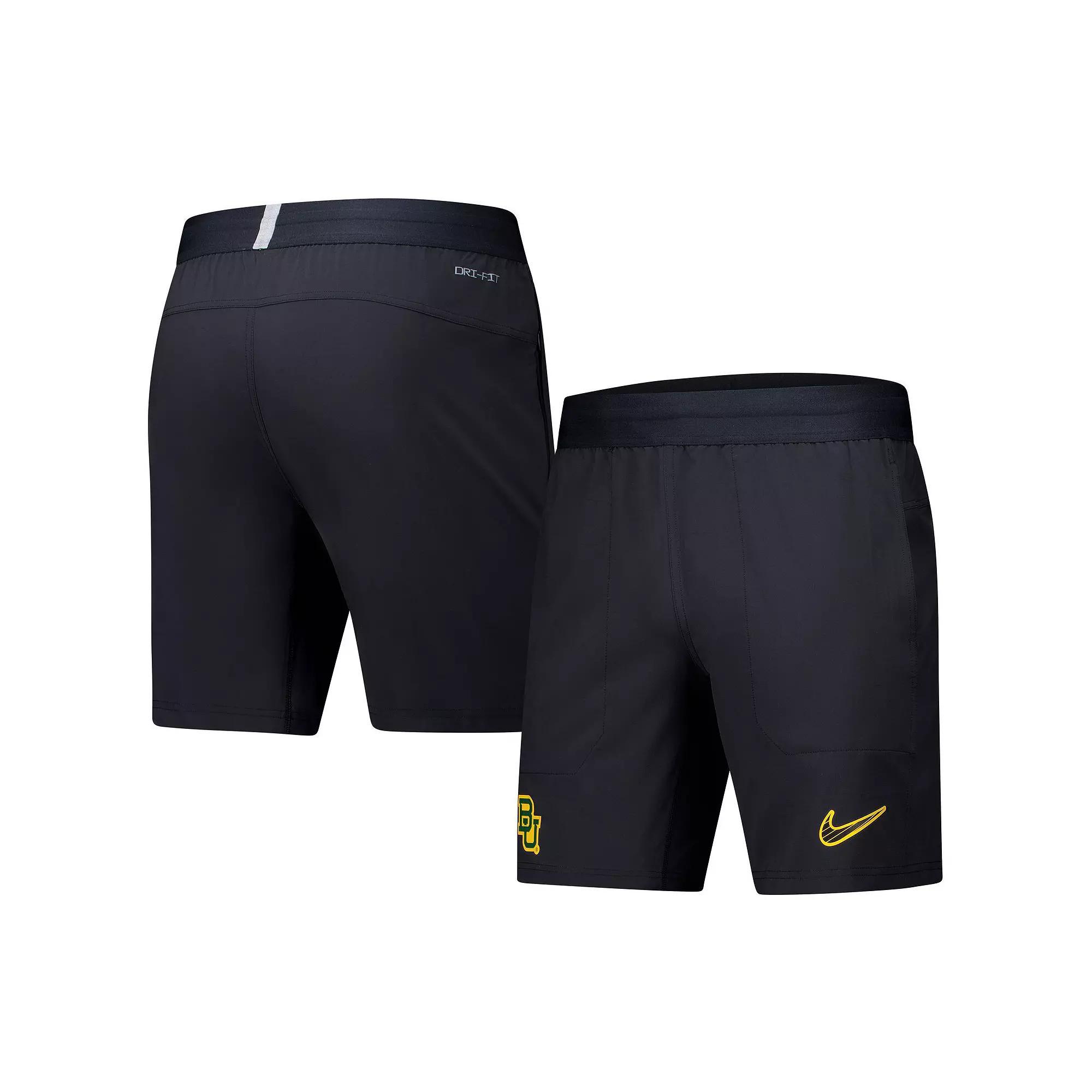 Men's Nike Black Baylor Bears 2024/25 Sideline Performance Woven Shorts, Size: 2XL, Bay Black Product Image