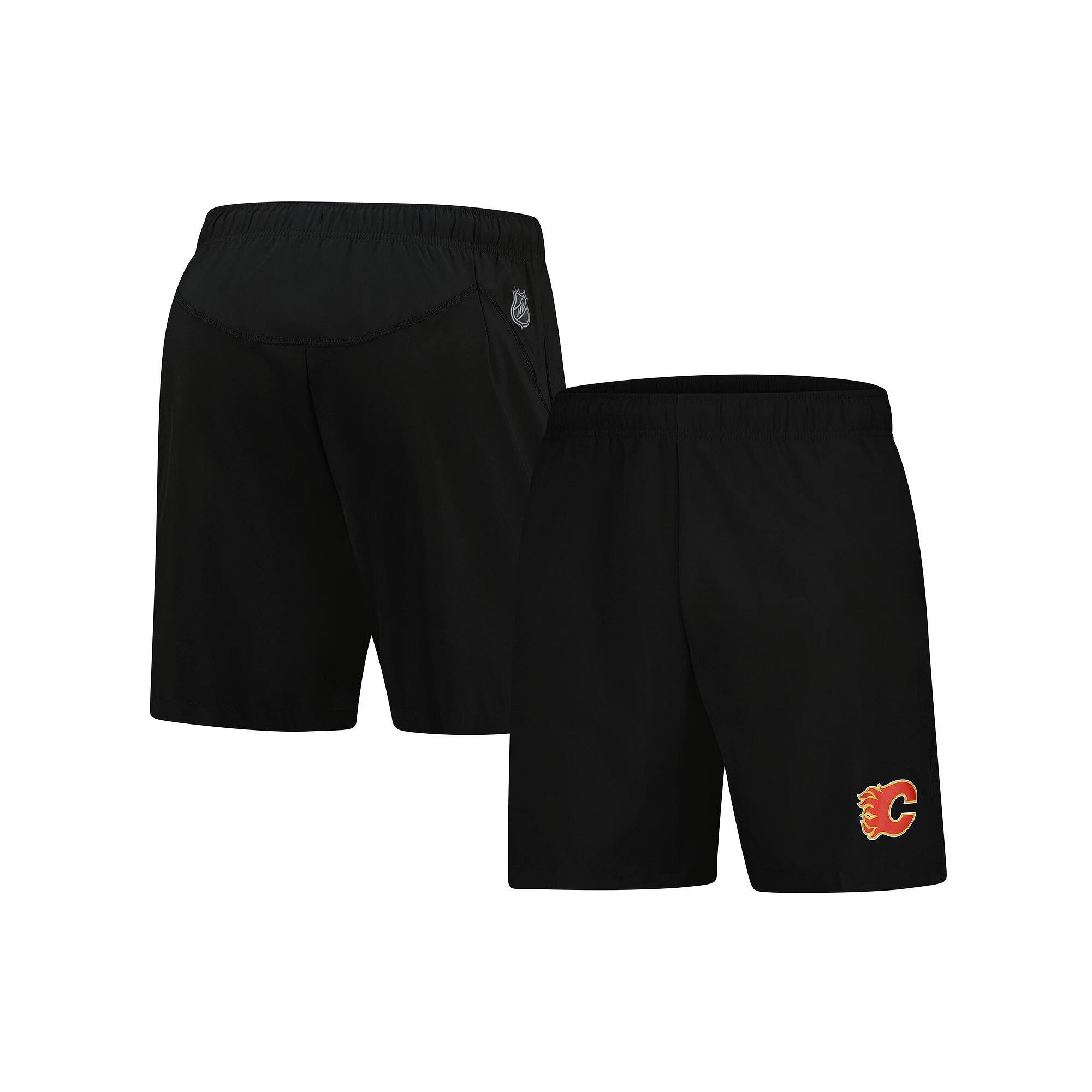 Men's Fanatics  Black Pittsburgh Penguins Tech Training Shorts, Size: Medium Product Image