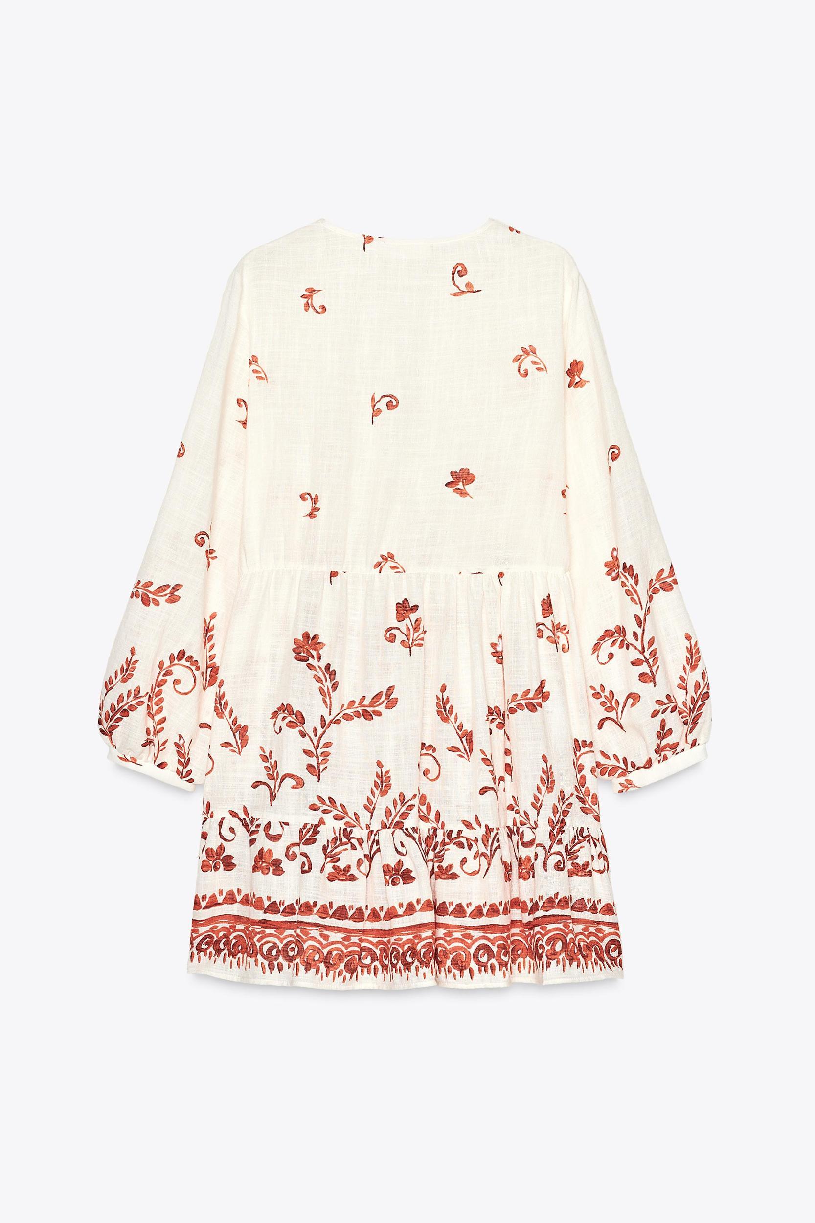PRINTED MINI DRESS Product Image