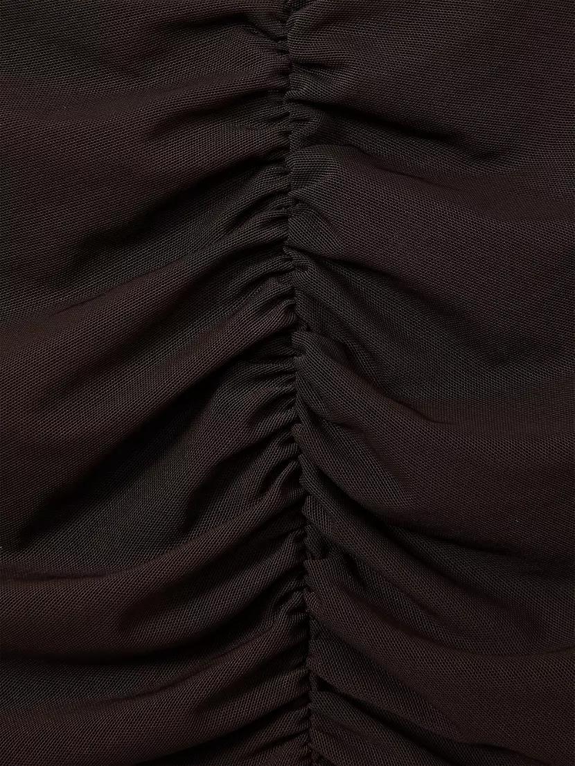 Lyra Ruched Midi-Dress Product Image