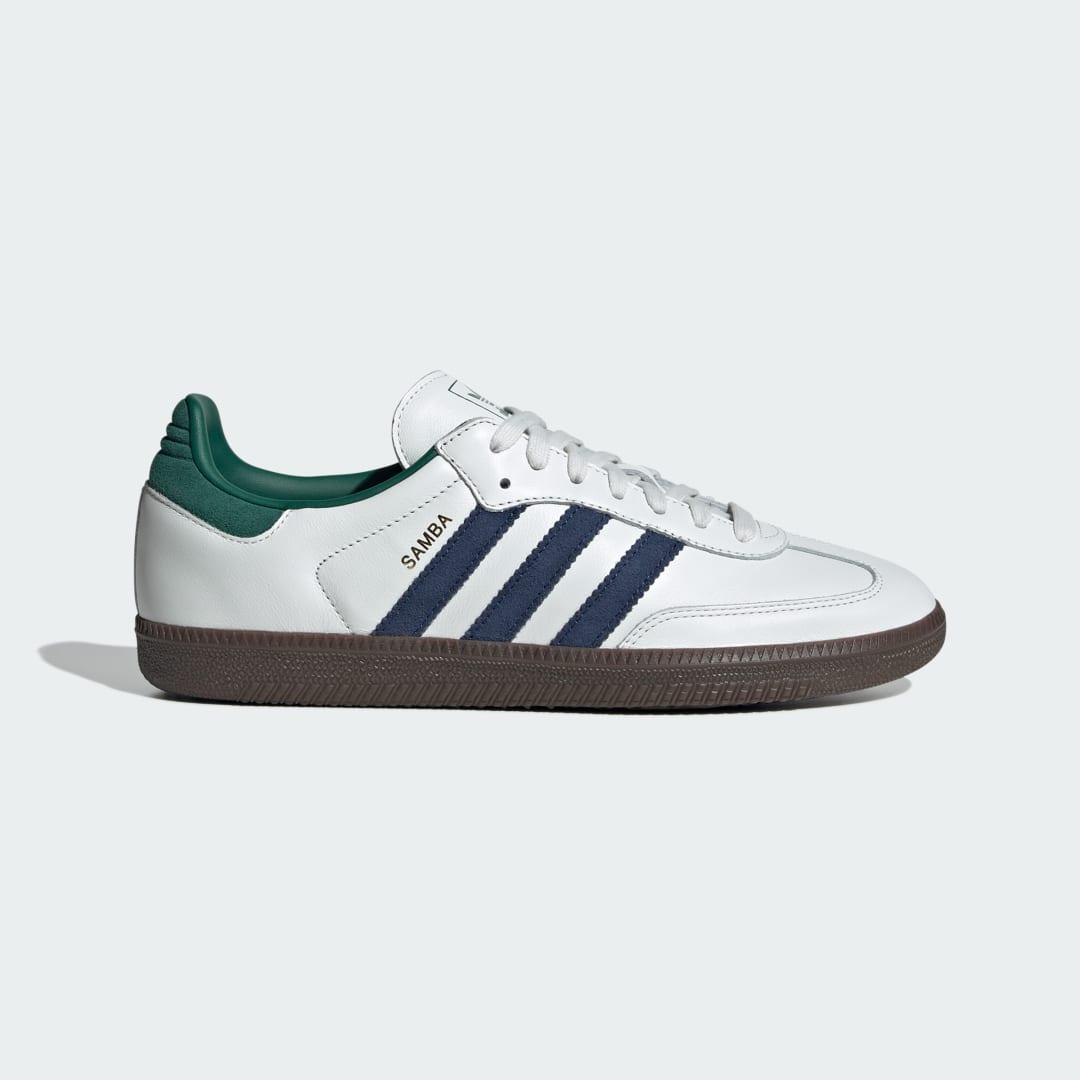 Mens adidas Samba OG Athletic Shoe - Core White / Team Victory Red / Night Indigo Product Image