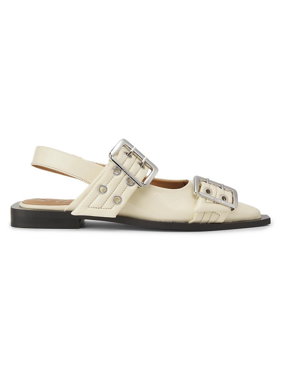 Womens Grommet-Detail Slingback Flats Product Image
