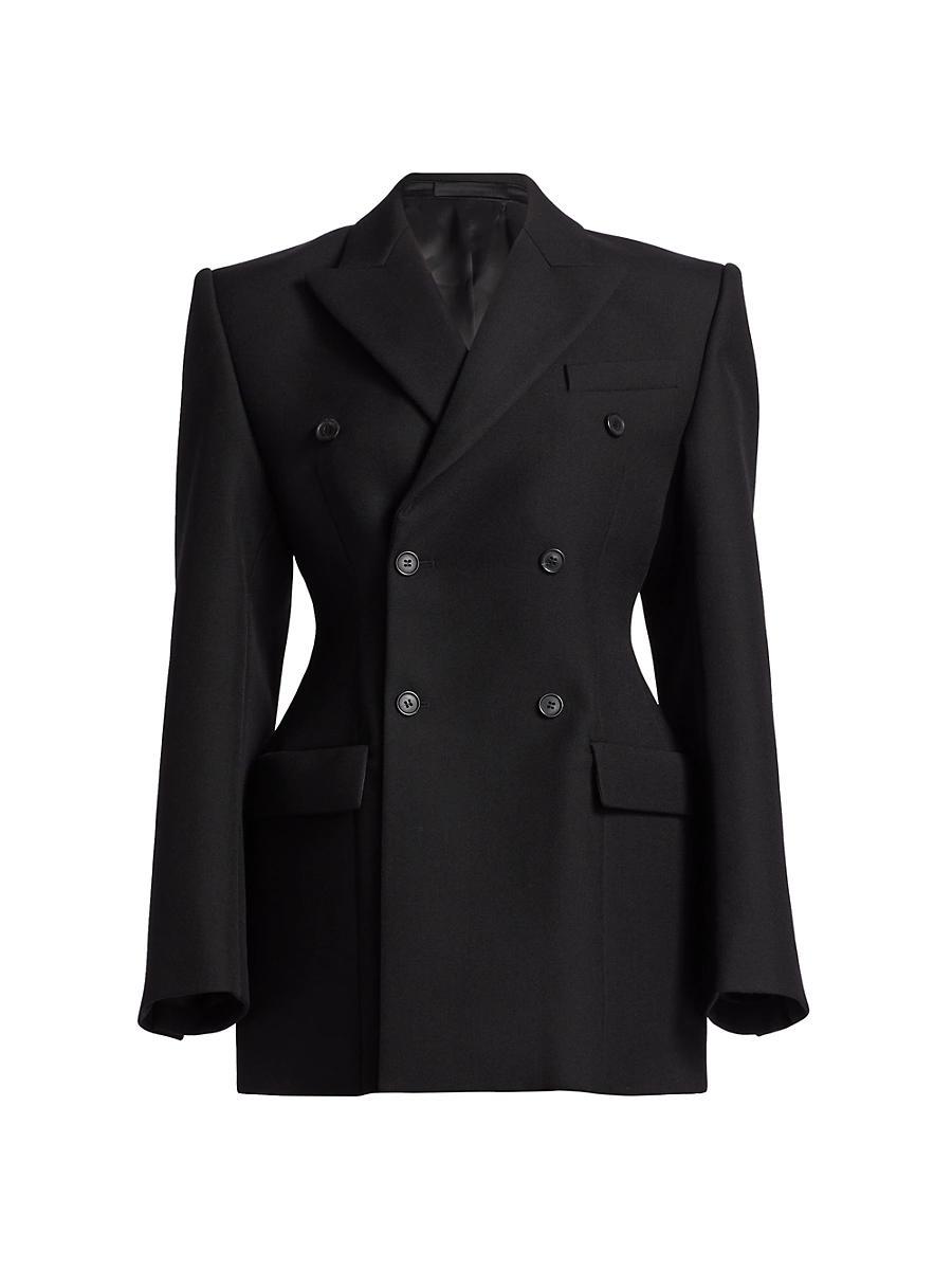 Womens Double-Breasted Contour Blazer Product Image