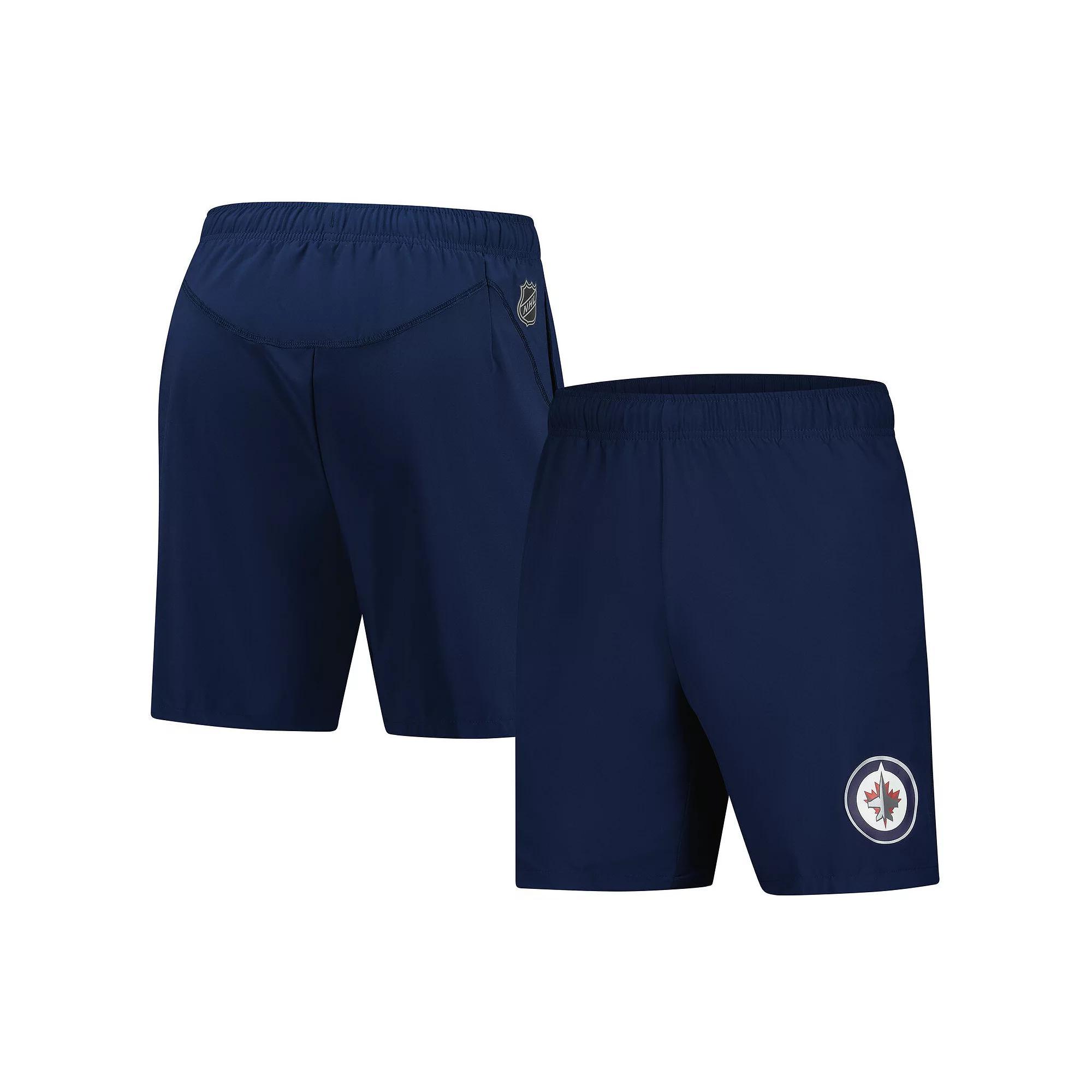 Men's Fanatics  Navy Winnipeg Jets Tech Training Shorts, Size: Medium, Jts Blue Product Image
