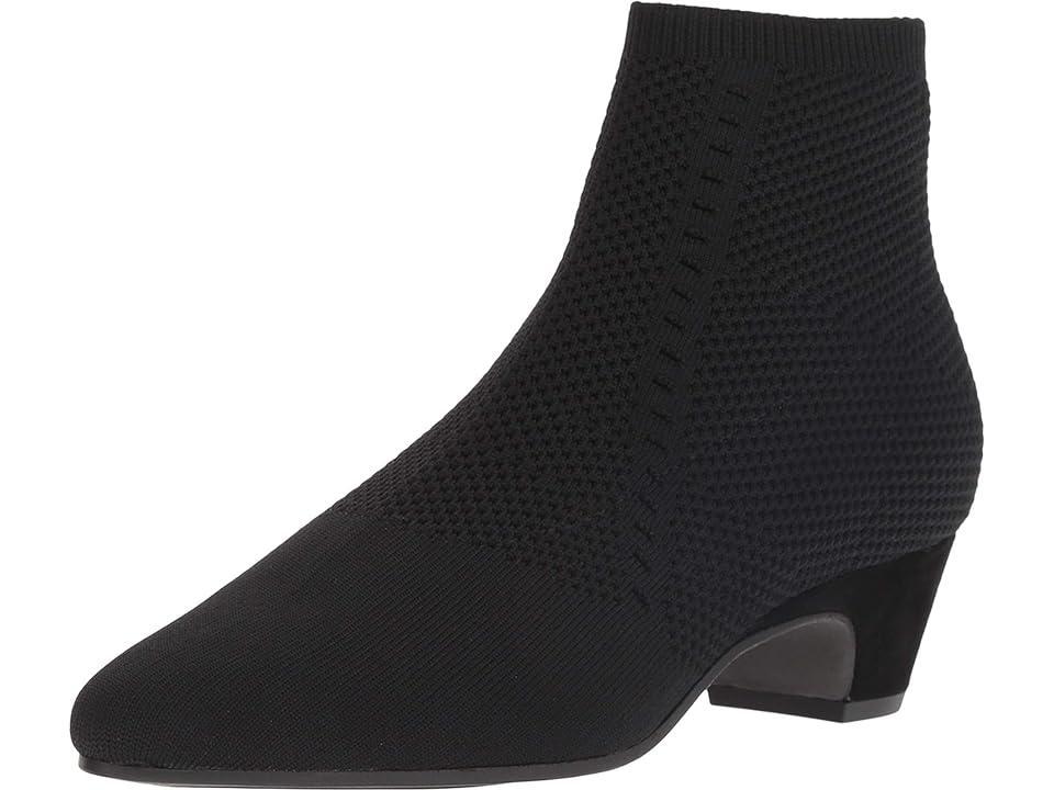 Purl Stretch-Knit Fabric Booties Product Image