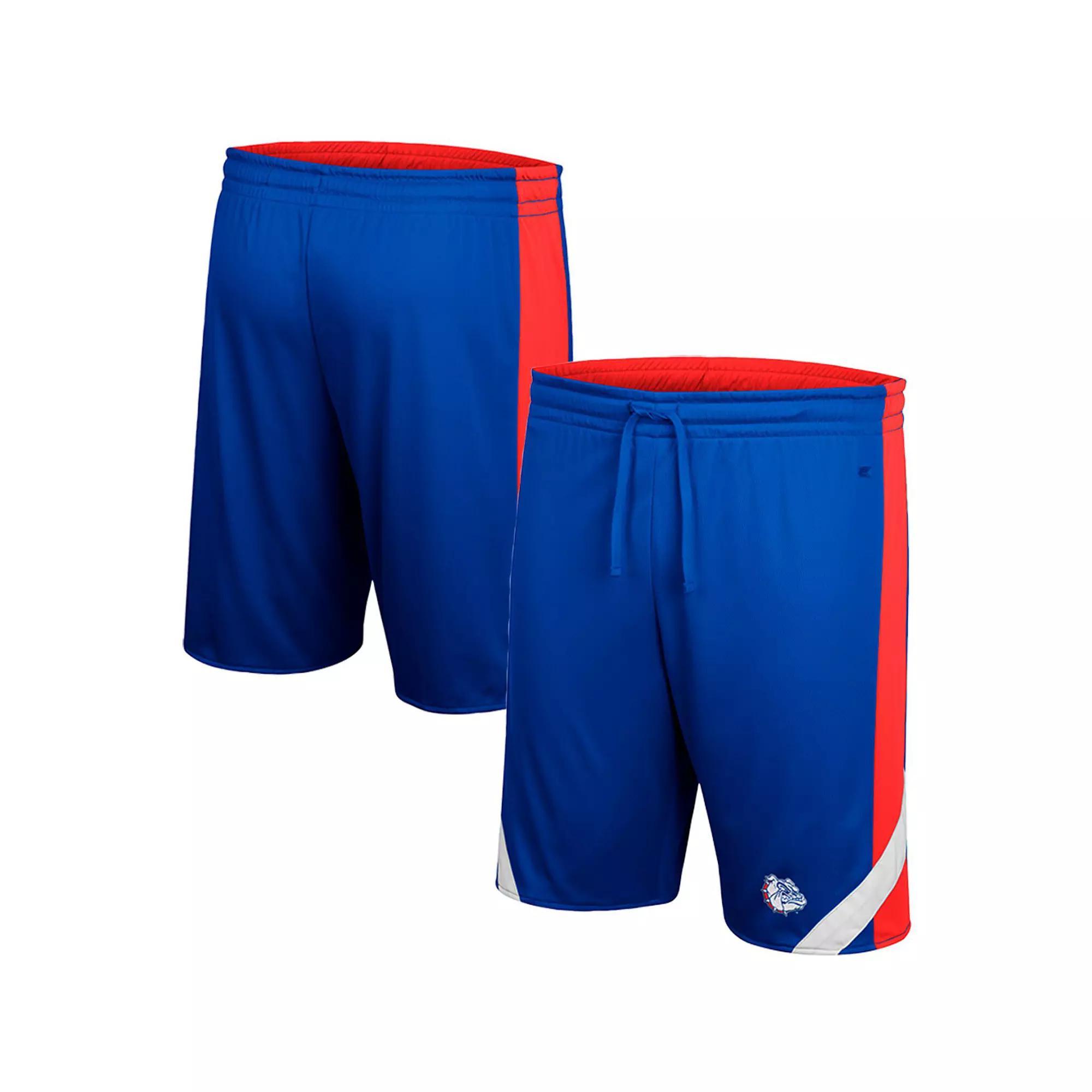 Mens Colosseum Navy/Red Gonzaga Bulldogs Am I Wrong Reversible Shorts Zag Blue Product Image