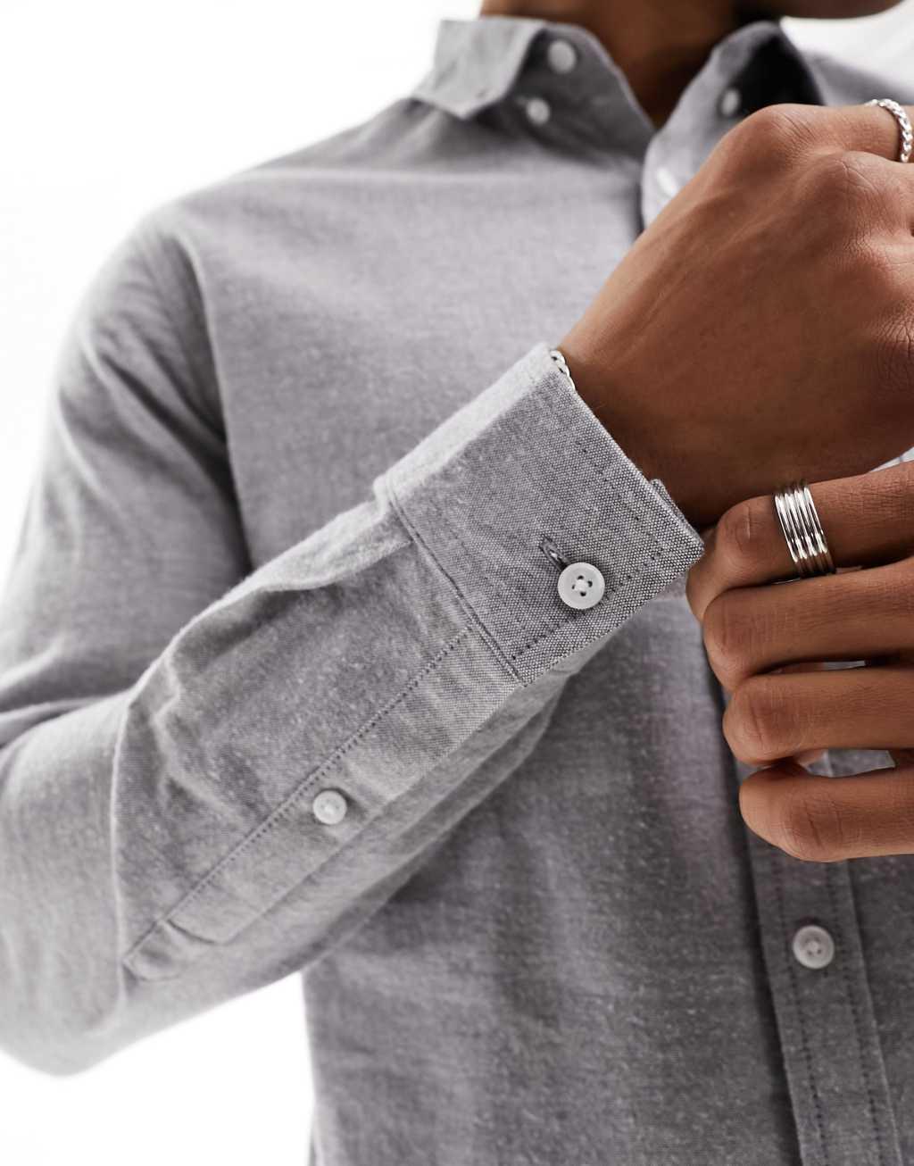 ASOS DESIGN slim oxford shirt Product Image