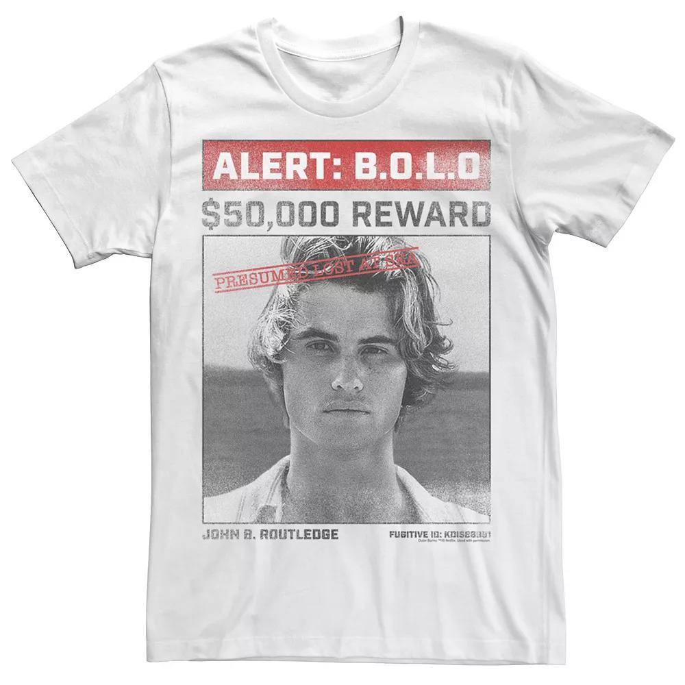 Men's Outer Banks Johns Wanted Reward Poster Tee, Boy's, Size: Small, White Product Image
