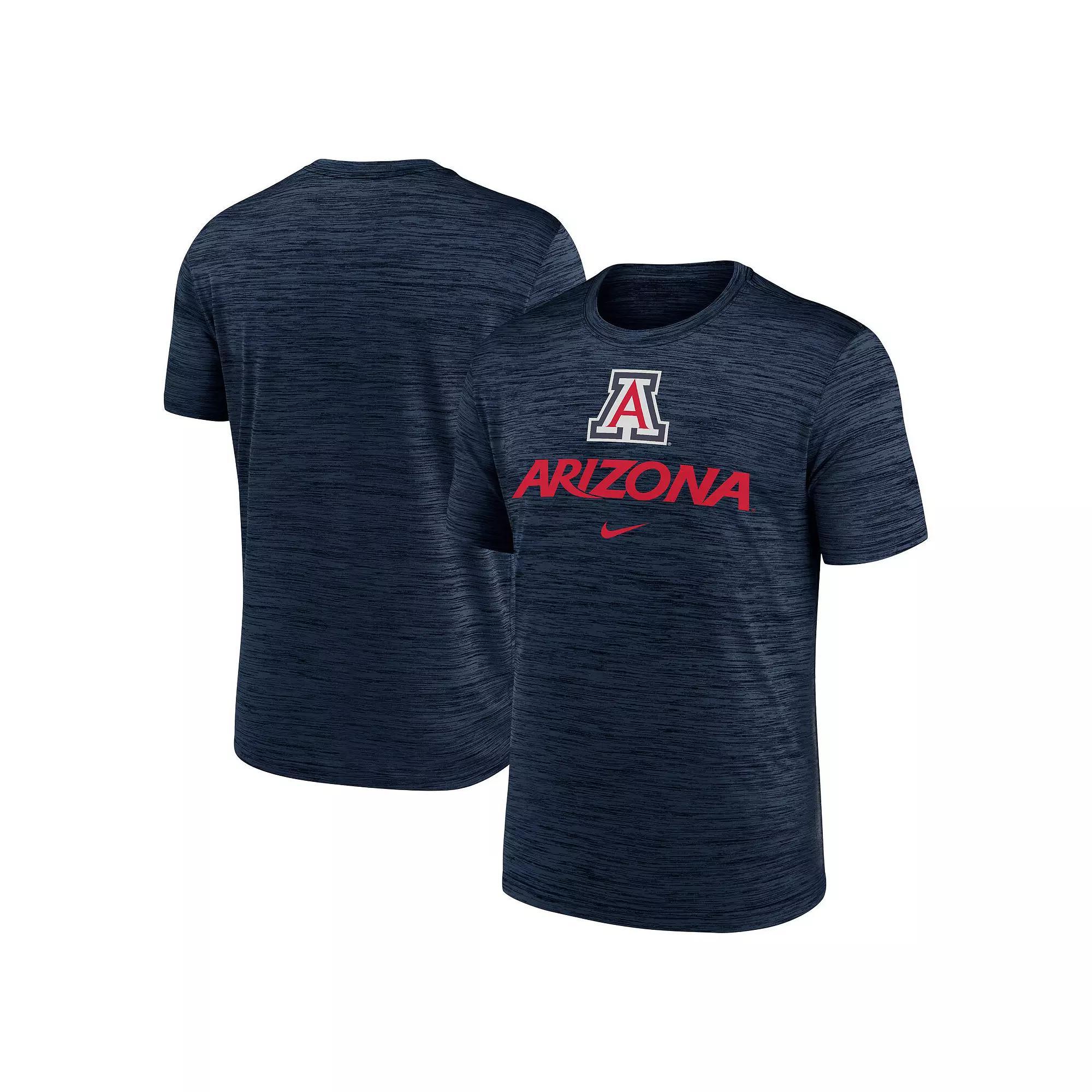 Men's Nike Navy West Virginia Mountaineers Primetime Velocity T-Shirt, Size: Medium, Blue Product Image