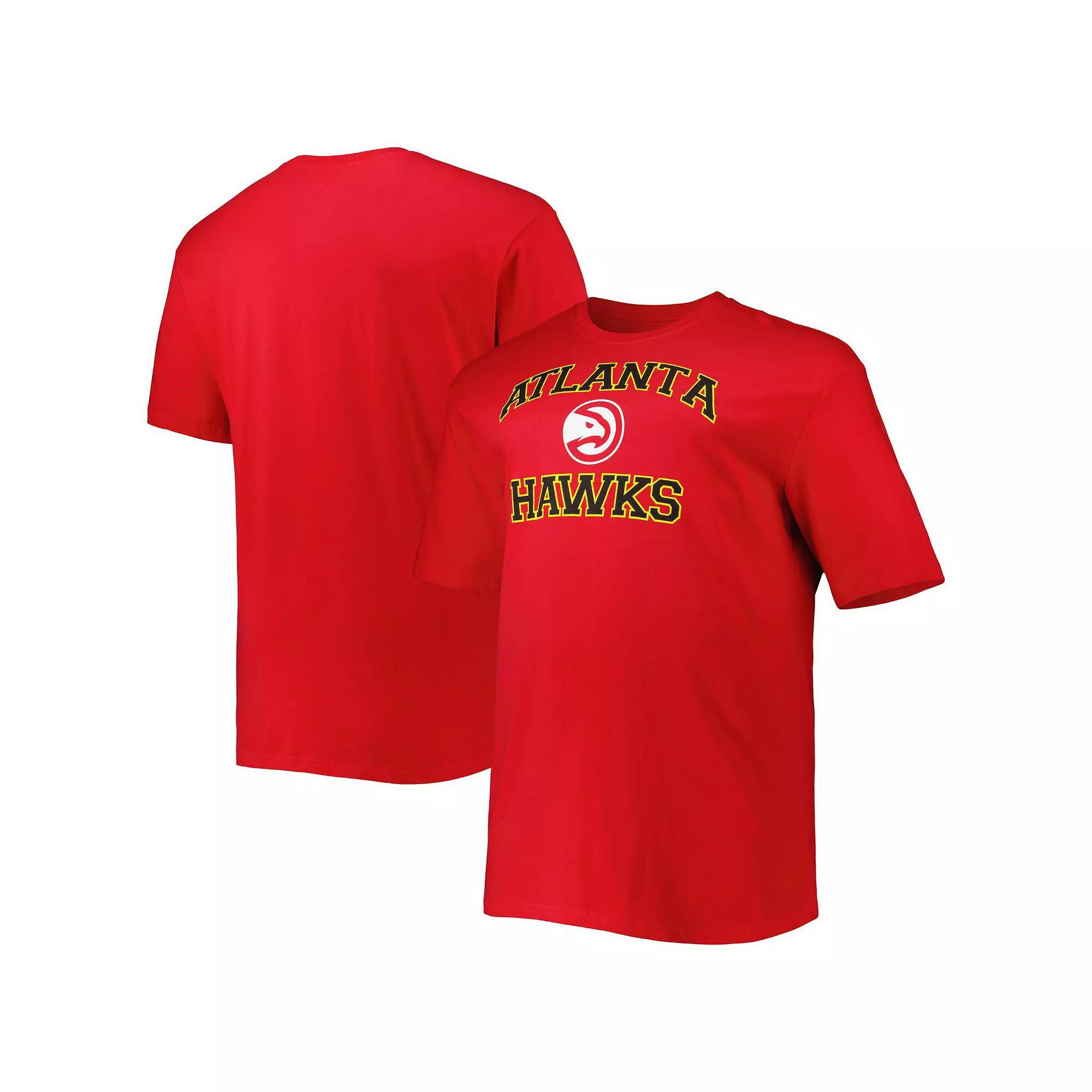 Mens Atlanta Hawks Big & Tall Heart & Soul T-Shirt Product Image