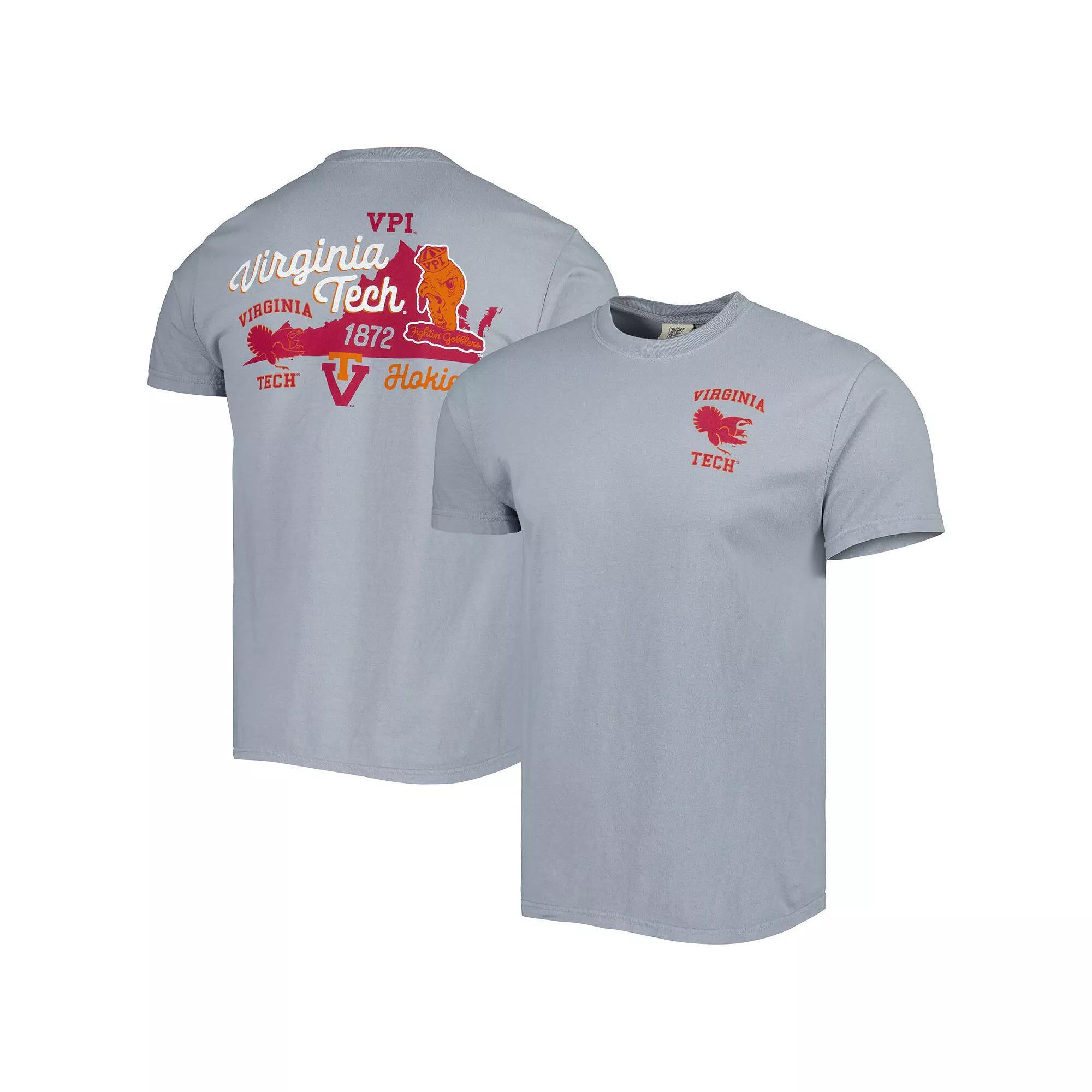 Mens Graphite Virginia Tech Hokies Vault State Comfort T-Shirt Product Image