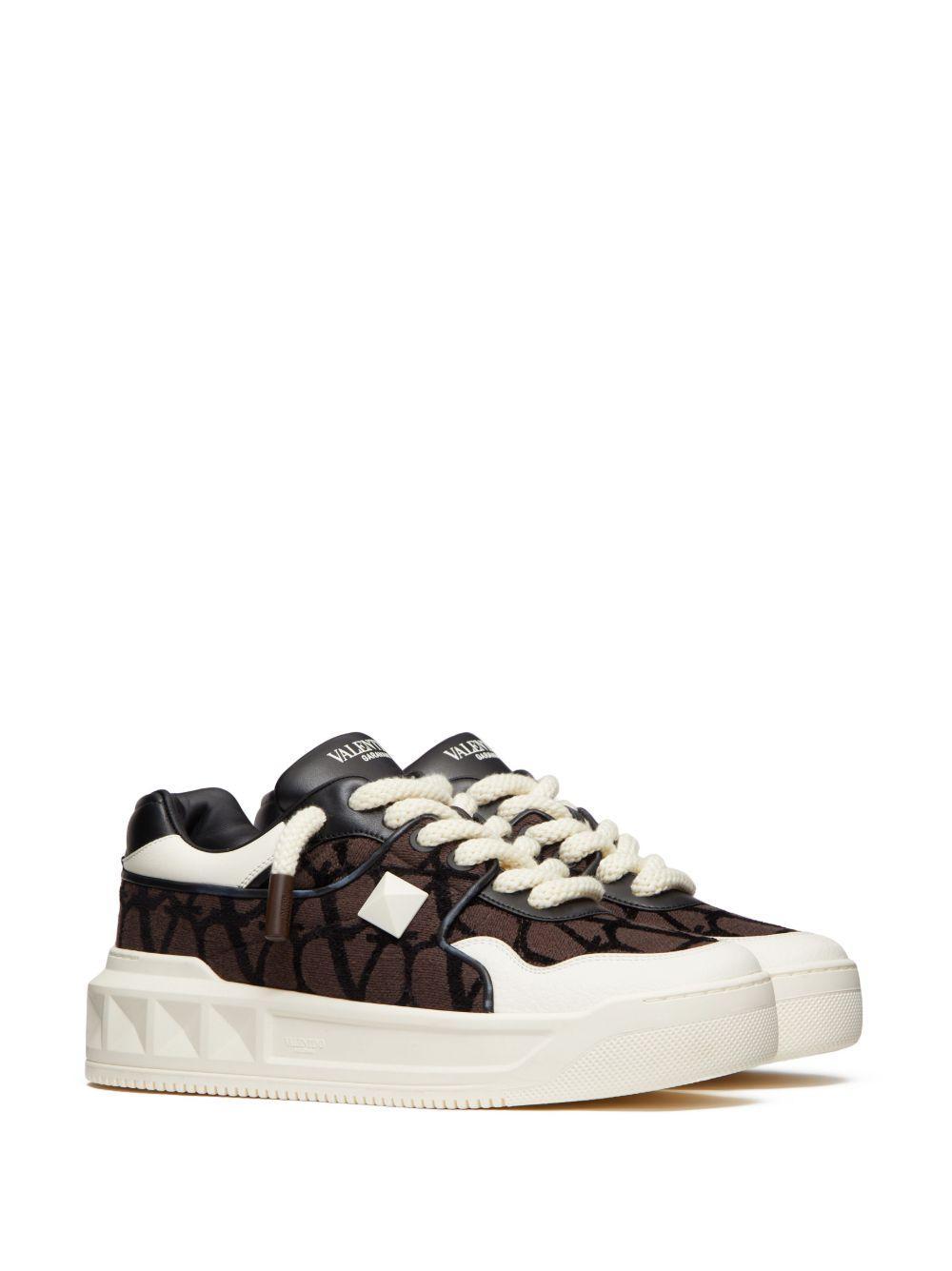 One Stud XL leather sneakers Product Image
