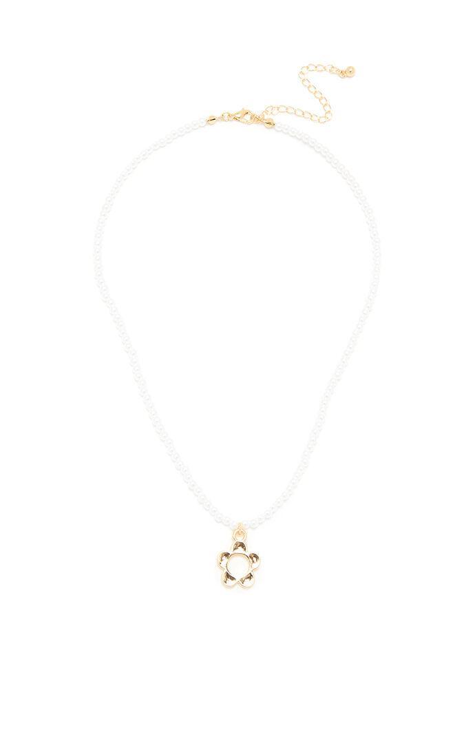 Juno Pearl Heart Layered Necklace Product Image
