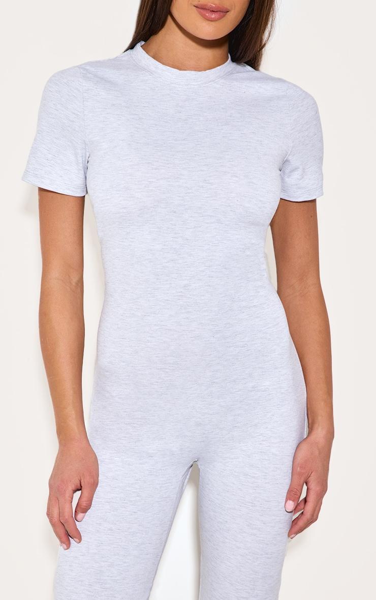 Ash Grey Ultimate Sculpt Short Sleeved Unitard Product Image