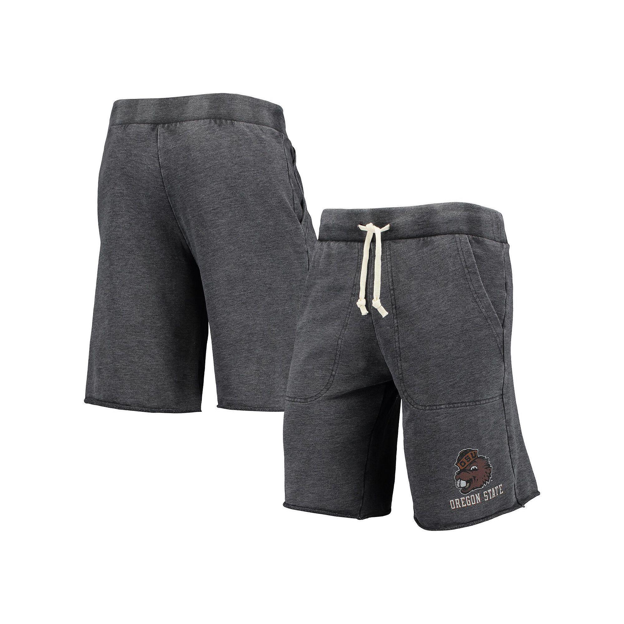 Mens Heathered Black Alternative Apparel Oregon State Beavers Victory Lounge Shorts Product Image