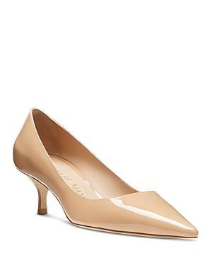 Stuart Patent Kitten-Heel Pumps Product Image