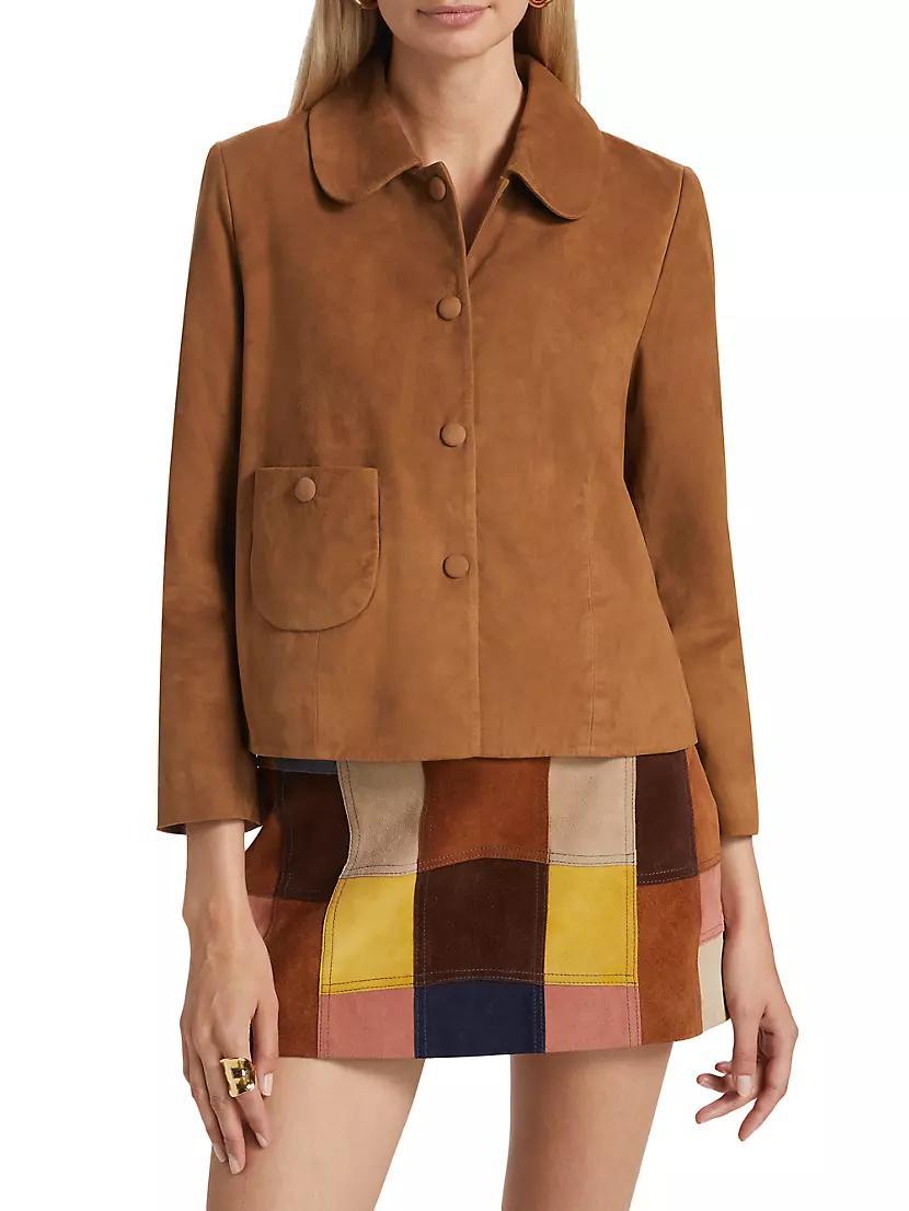 Womens Milos Leather Jacket Product Image