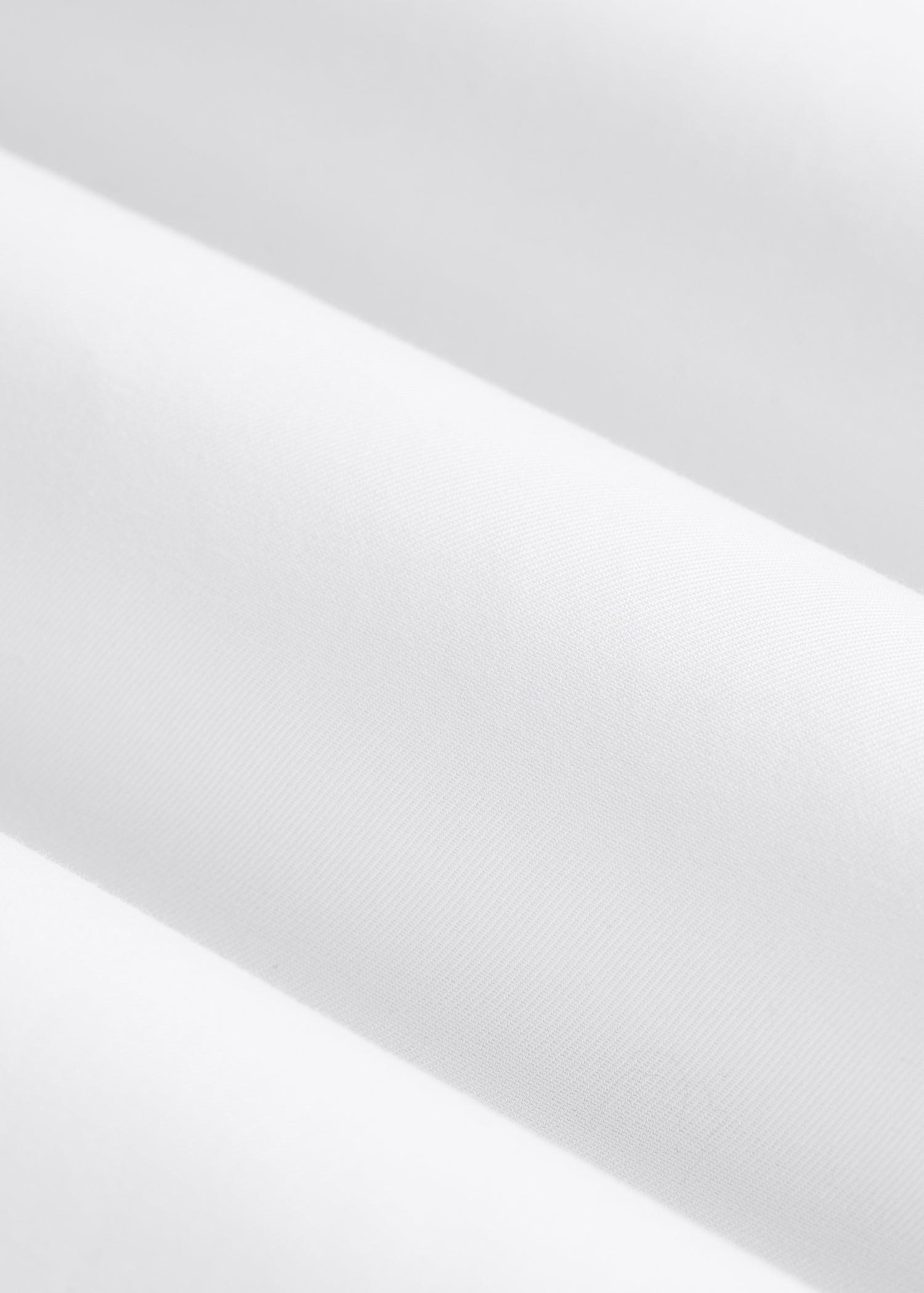 Tuxedo Shirt for Tall Men in White Product Image