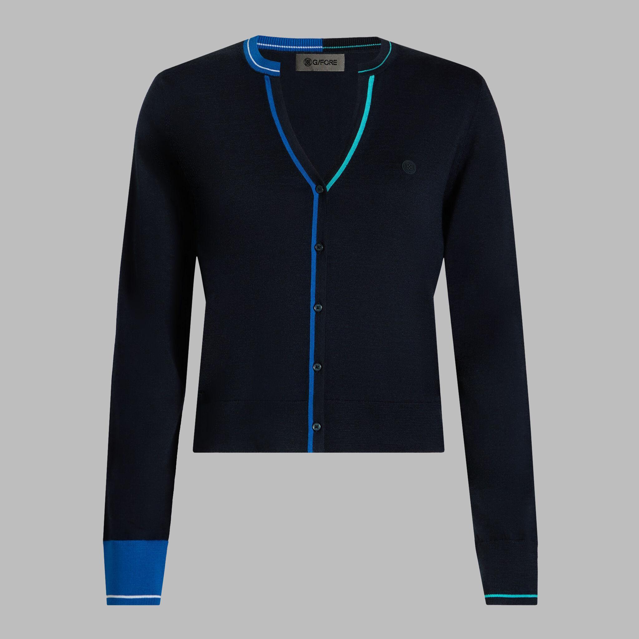 FITTED MERINO WOOL CARDIGAN Product Image