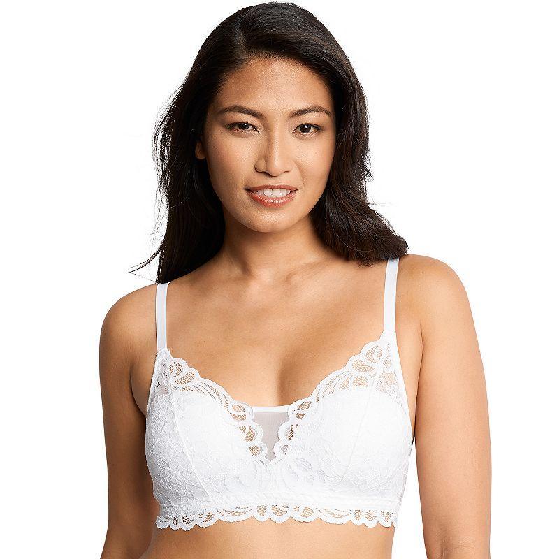 Bali® Lace Desire® Wireless Bra DF6591, Women's, Size: XL, Brown Product Image
