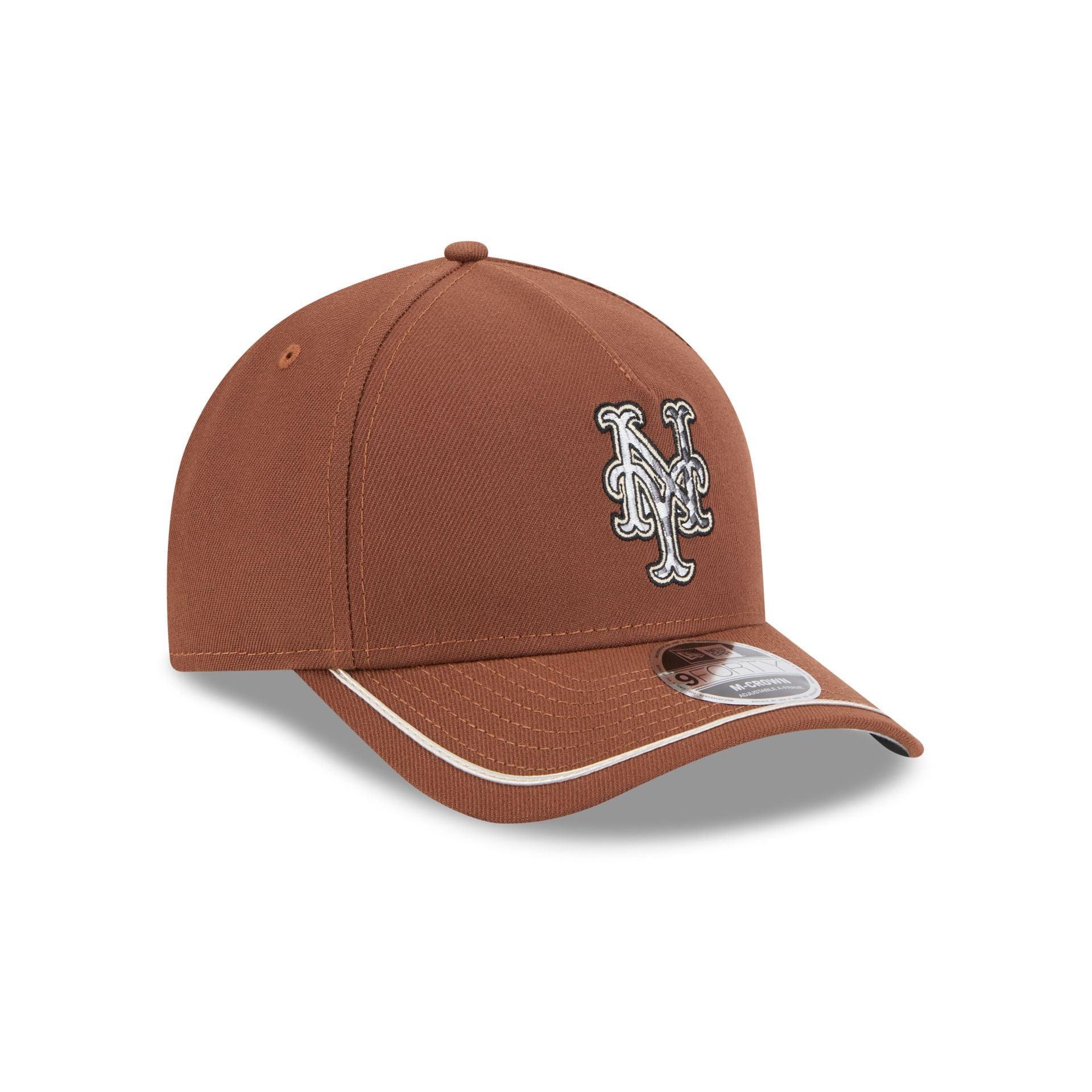 New York Mets Motorsport 9FORTY M-Crown A-Frame Snapback Hat Male Product Image