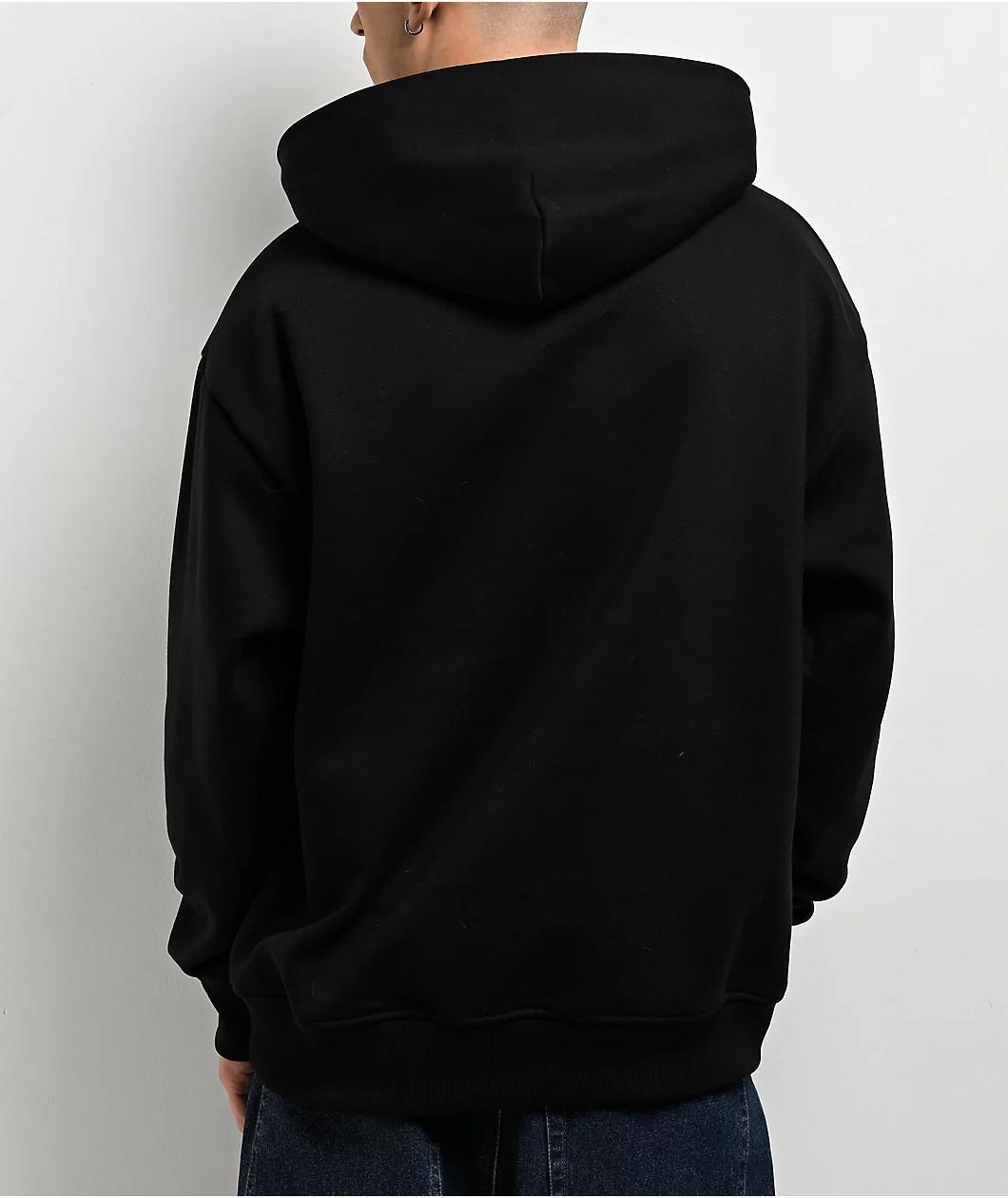 Shaka Wear Paisley Black & Blue Hoodie Product Image