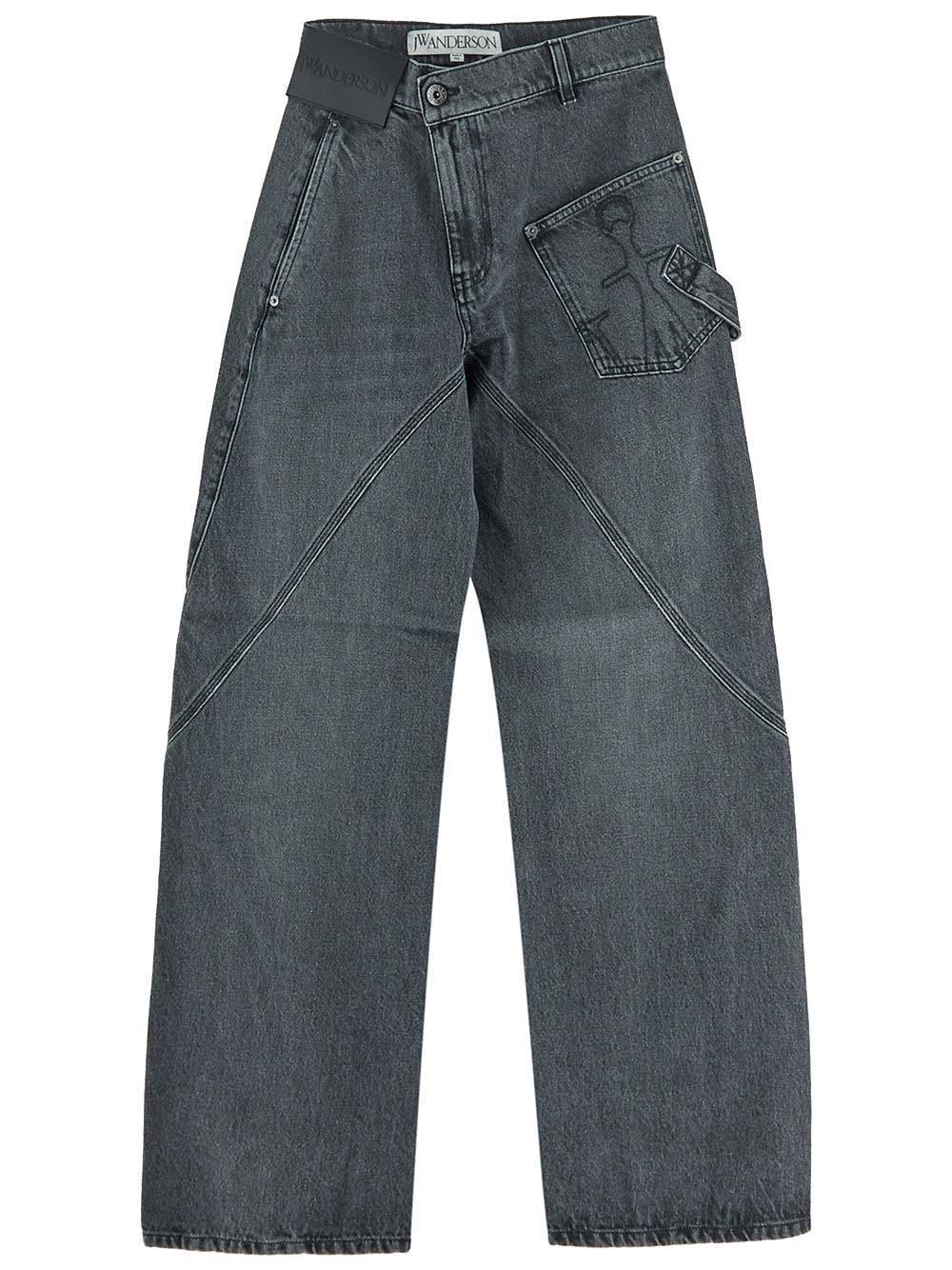 JW ANDERSON Jeans In Grey Product Image