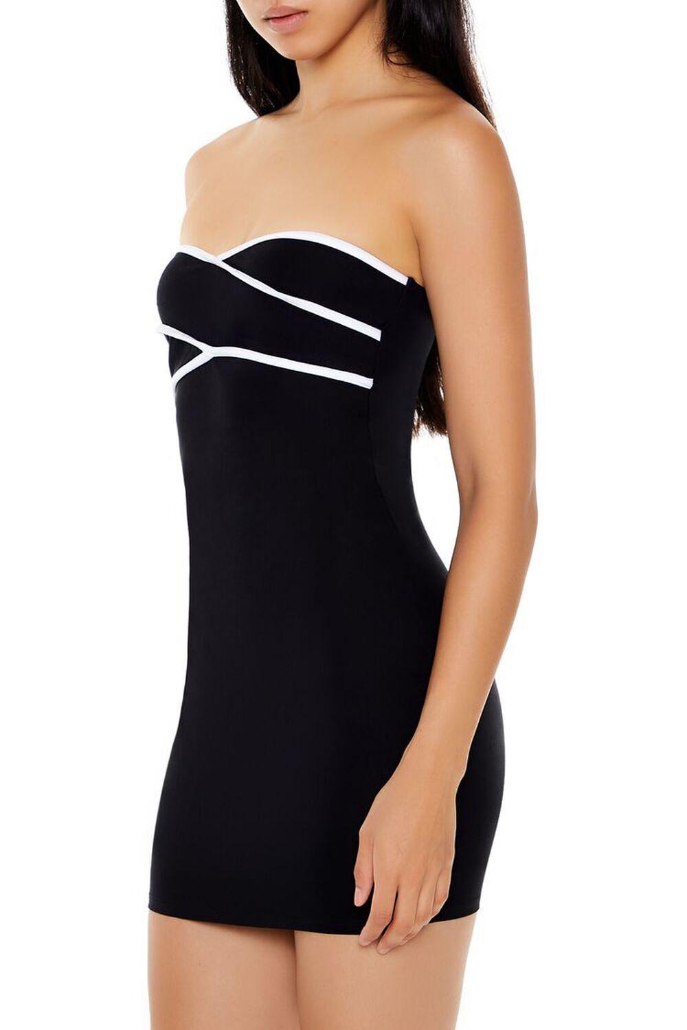 Two-Tone Tube Mini Dress | Forever 21 Product Image