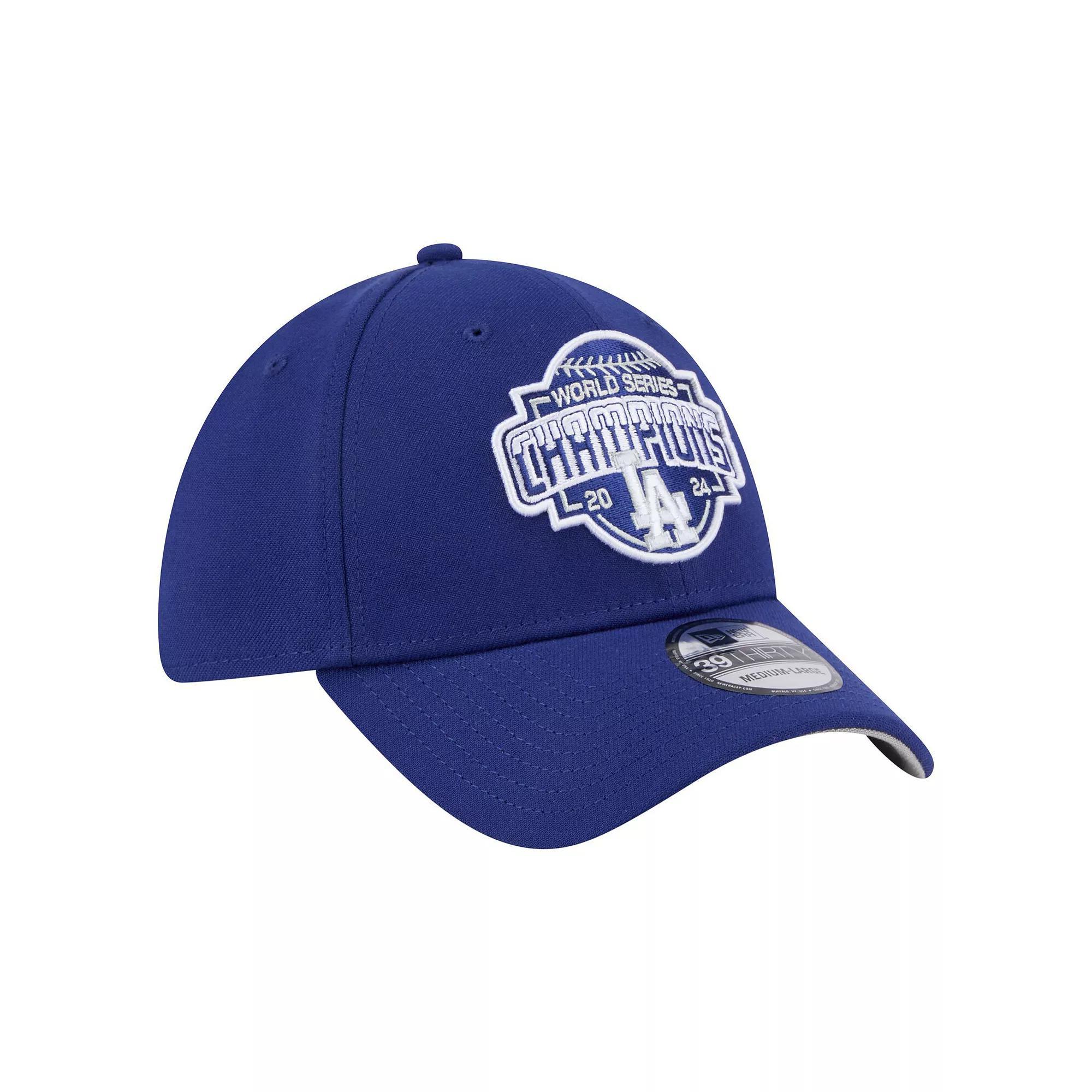 Men's New Era  Royal Los Angeles Dodgers 2024 World Series Champions 39THIRTY Flex Hat, Size: Large/XL, Blue Product Image