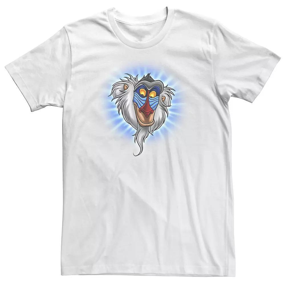 Disney's The Lion King Rafiki Big & Tall Shining Portrait Tee, Men's, Size: XL Tall, White Product Image