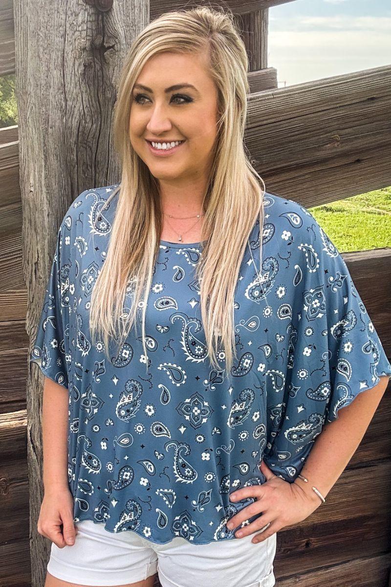 Sterling Kreek Pretty In Paisley Top Product Image