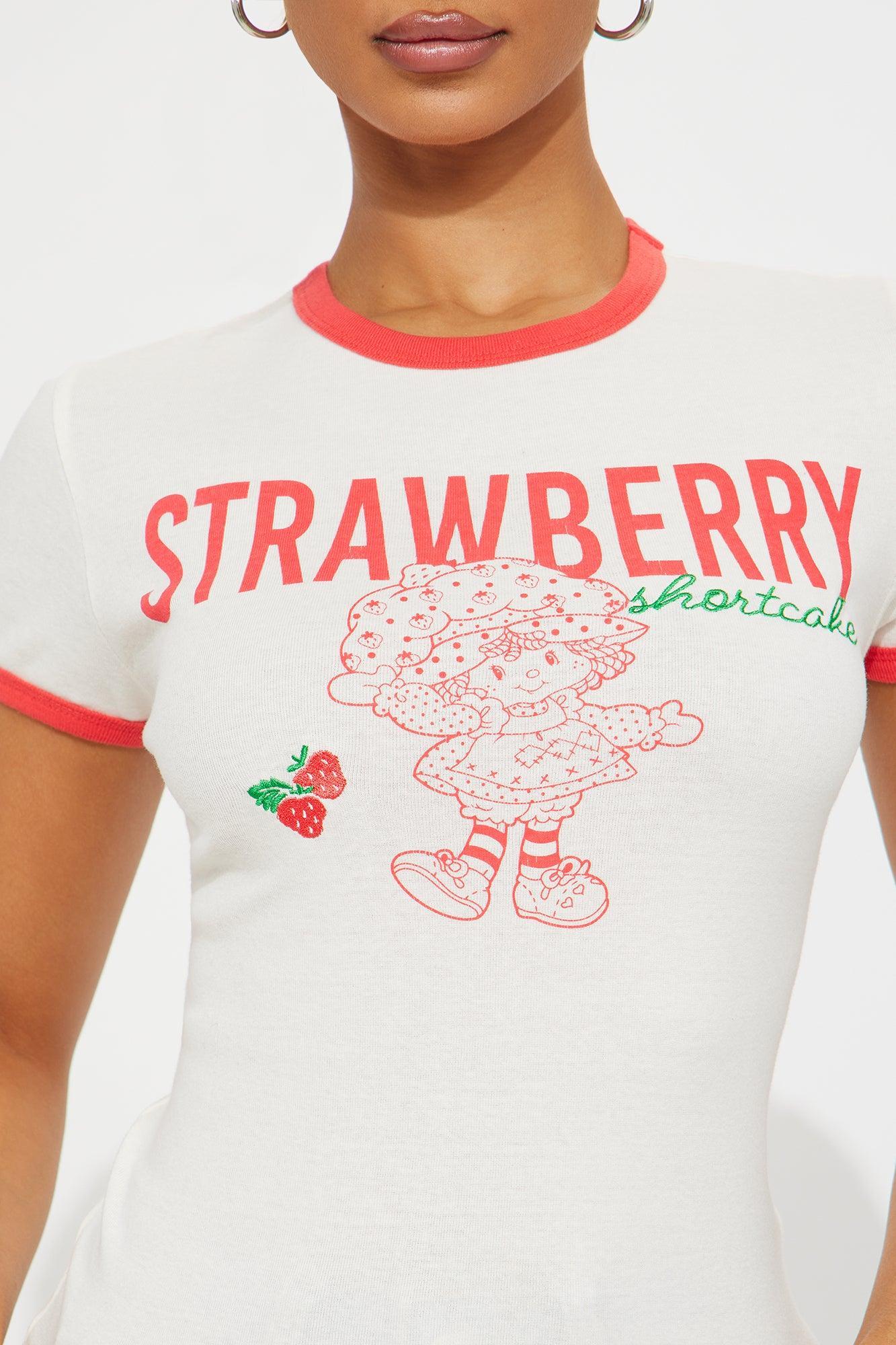 Strawberry Shortcake Ringer Tee - White/combo Product Image