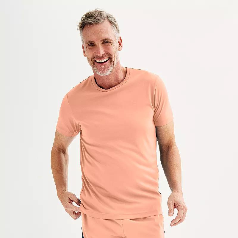 Men's Tek Gear® Dry Tek Tee, Size: XXL, Brittany Blush Product Image