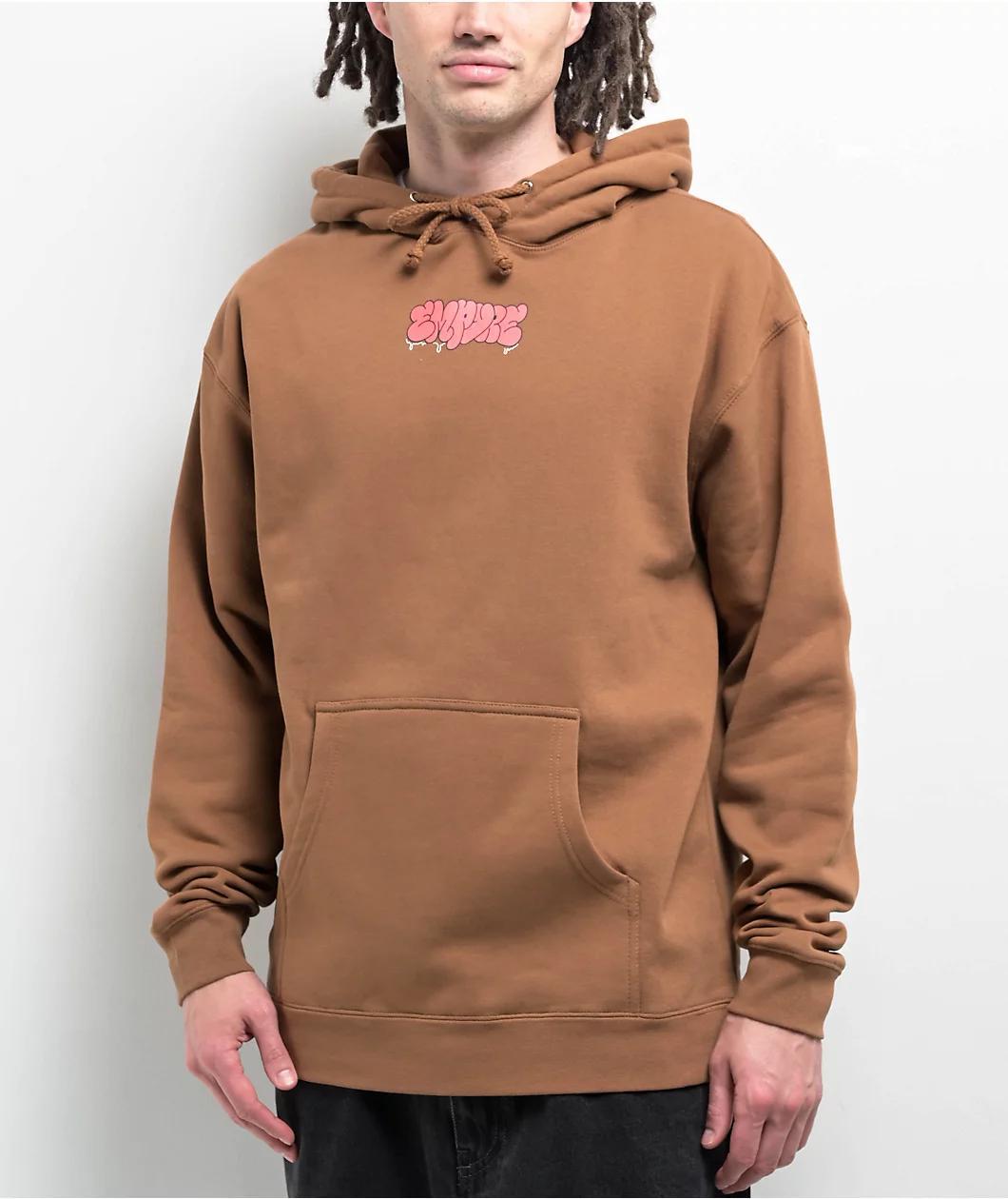 Empyre Alley Cat Brown Hoodie Product Image