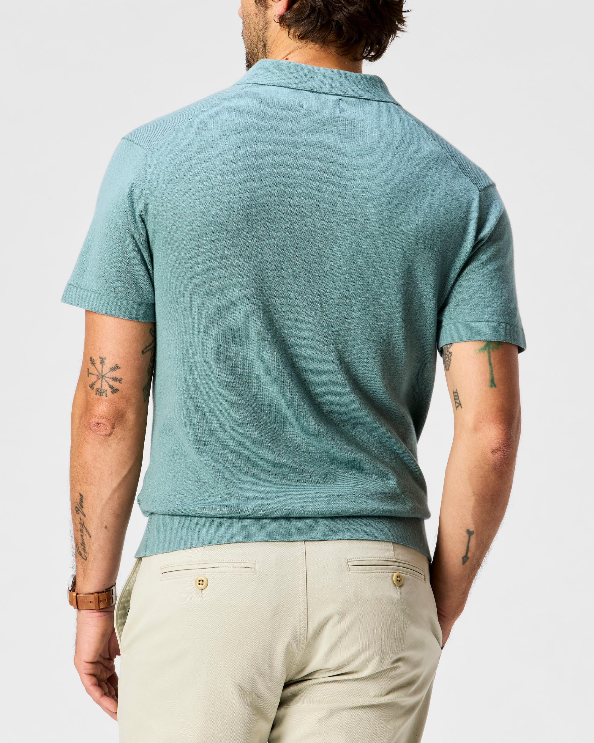 Cotton Cashmere Sweater Polo Product Image