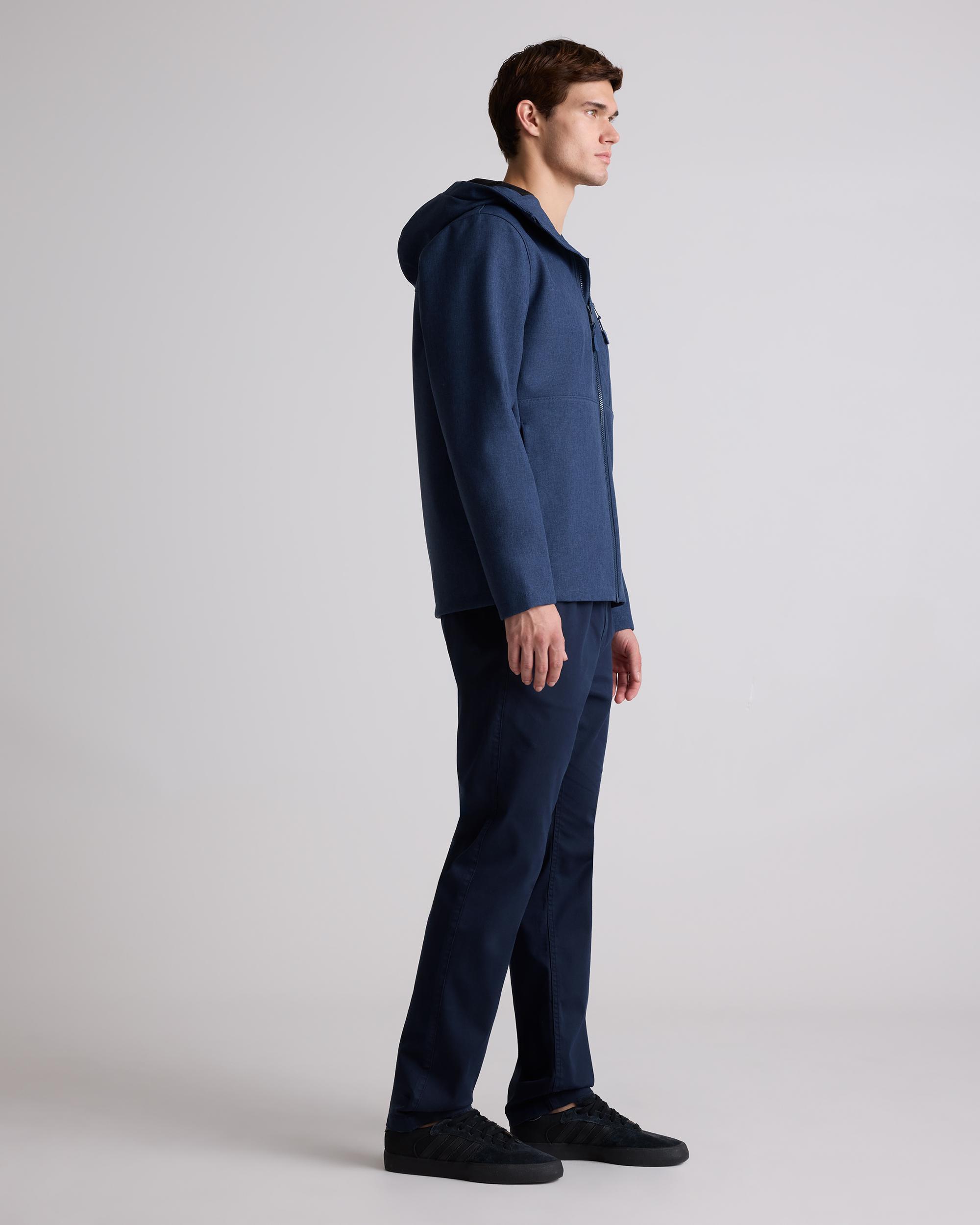 Quince | Men's Softshell Fleece-Lined Full-Zip Hooded Jacket Recycled Polyester Product Image