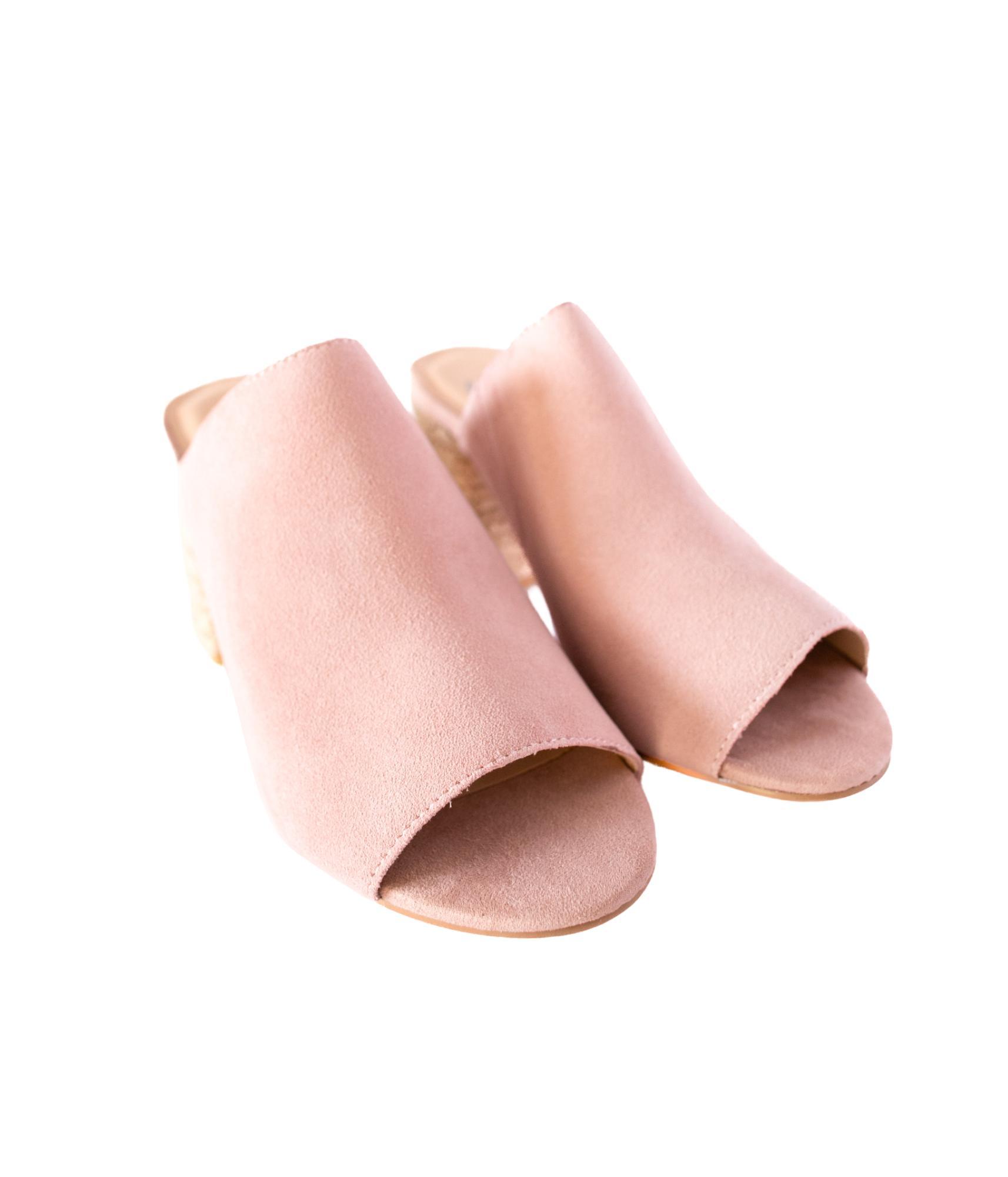 Helena Heeled Sandal in Ice Suede (Online Exclusive) Product Image