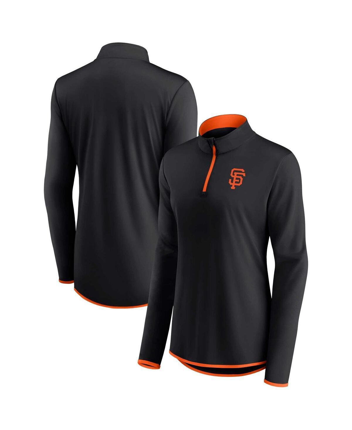 Womens Fanatics Branded Milwaukee Brewers Corner Quarter-Zip Top Blue Product Image