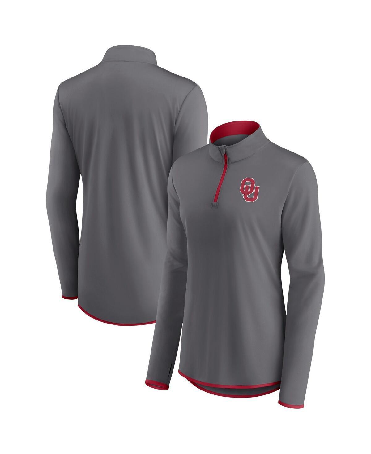 Womens Fanatics Branded Washington Nationals Corner Quarter-Zip Top Product Image