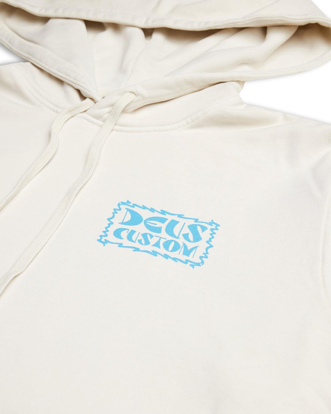 Sunblock Acid Hoodie - Dirty White Product Image