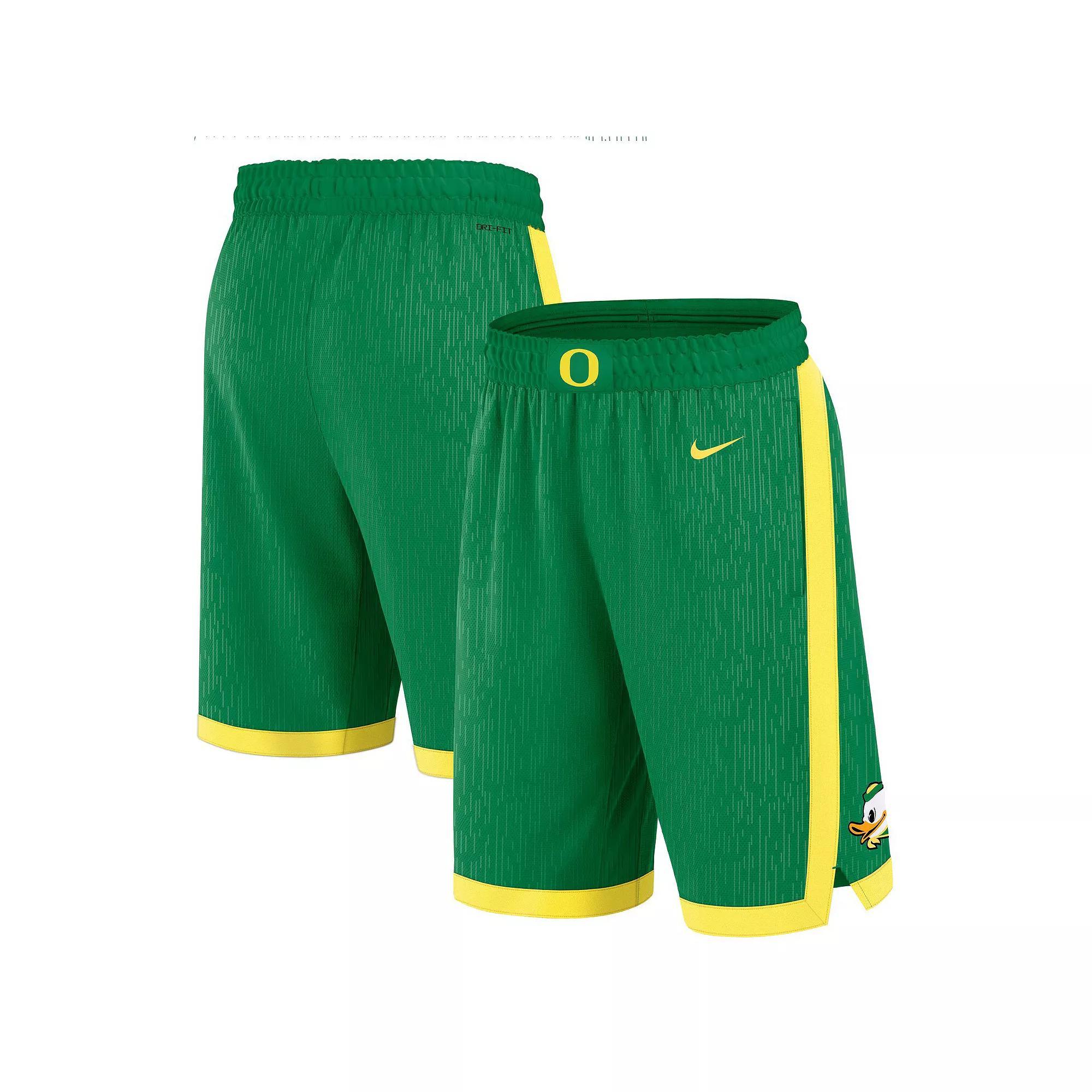 Men's Nike Green Oregon Ducks Road Replica Performance Shorts, Size: XL Product Image