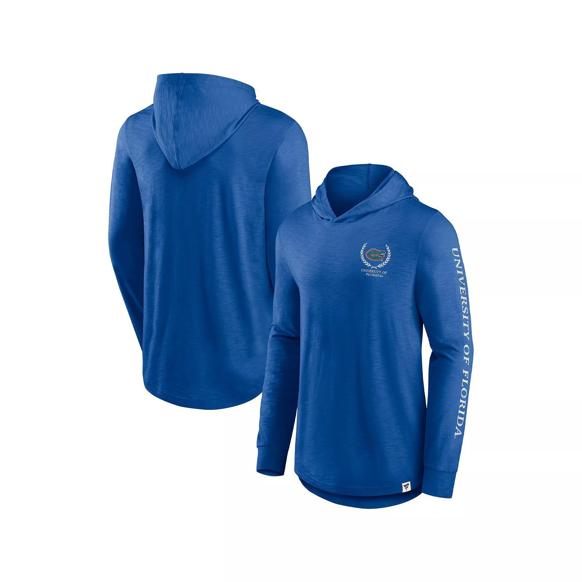 Men's Fanatics Branded Royal Florida Gators Photo Finish Hoodie Long Sleeve T-Shirt, Size: 2XL, Blue Product Image