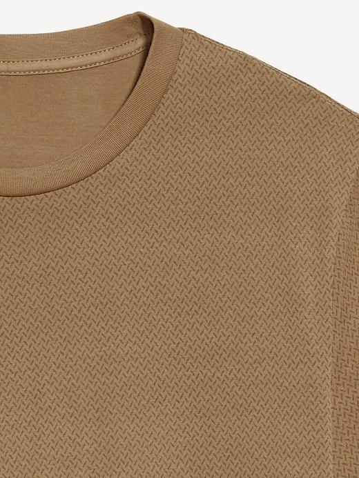 Stretch-cotton T-shirt with Double B monogram Product Image