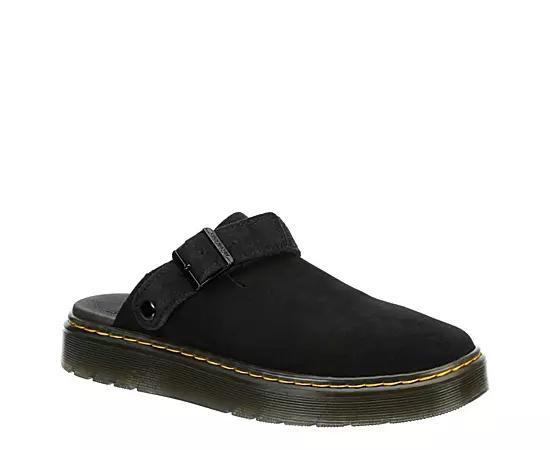 Dr. Martens Womens Carlson Suede Buckle Strap Clogs Product Image