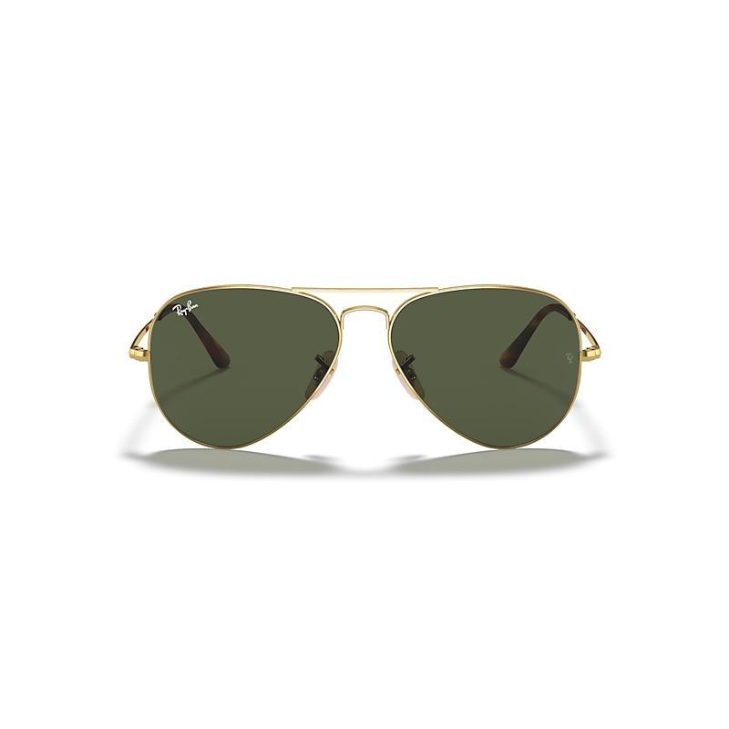 Ray-Ban Unisex 58mm Gradient Aviator Sunglasses in Black at Nordstrom Product Image
