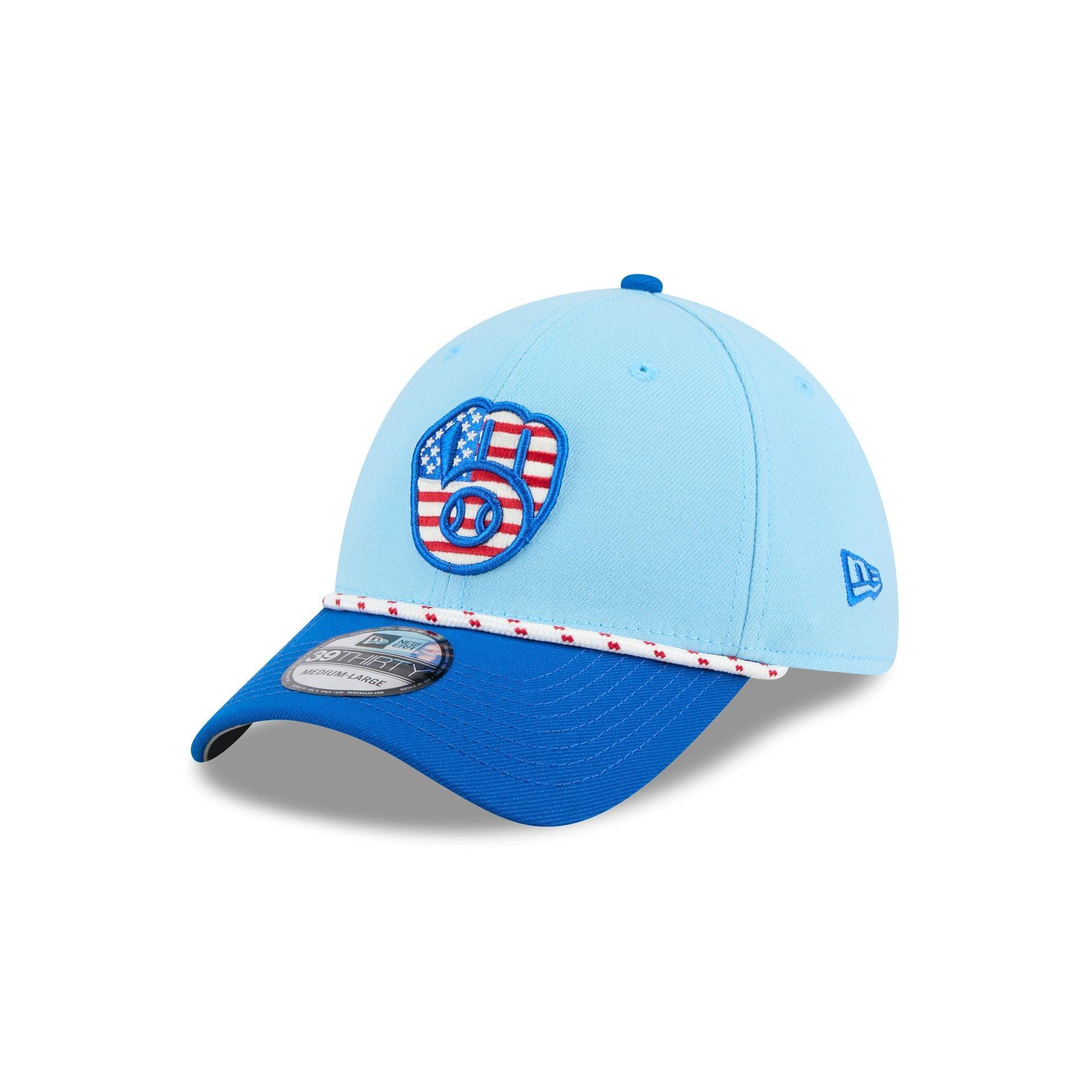 Milwaukee Brewers Independence Day 2025 39THIRTY Stretch Fit Hat Male Product Image