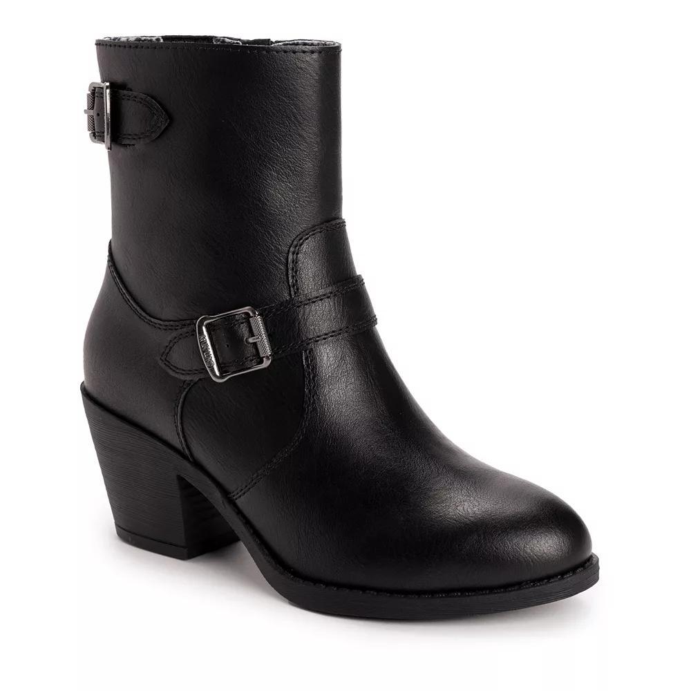 MUK LUKS Yellowstone Yeats Women's Ankle Boots, Size: 10, Black Product Image