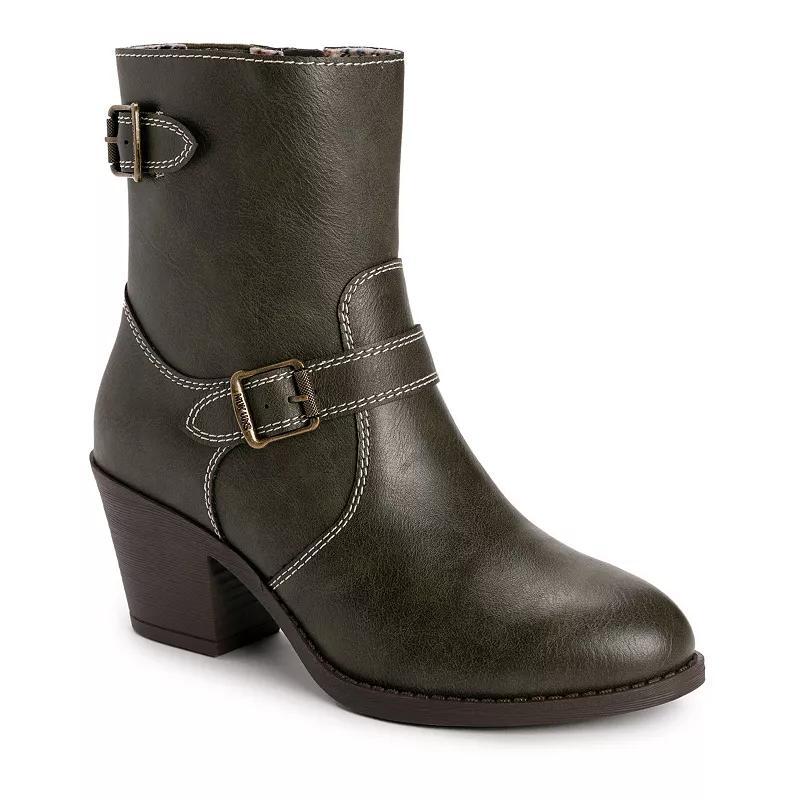 MUK LUKS Yellowstone Yeats Women's Ankle Boots, Size: 10, Black Product Image