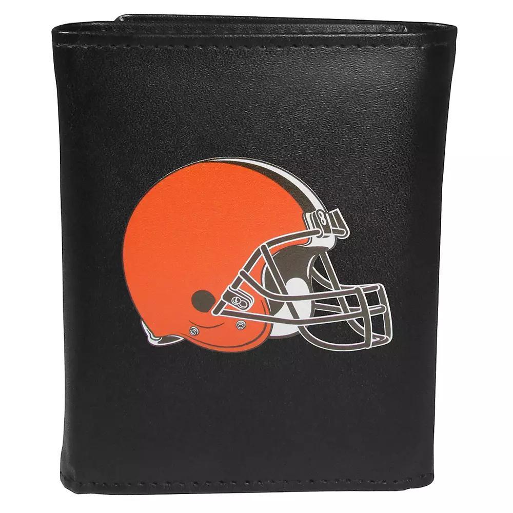 Men's Cleveland Browns Logo Tri-Fold Wallet, Team Product Image