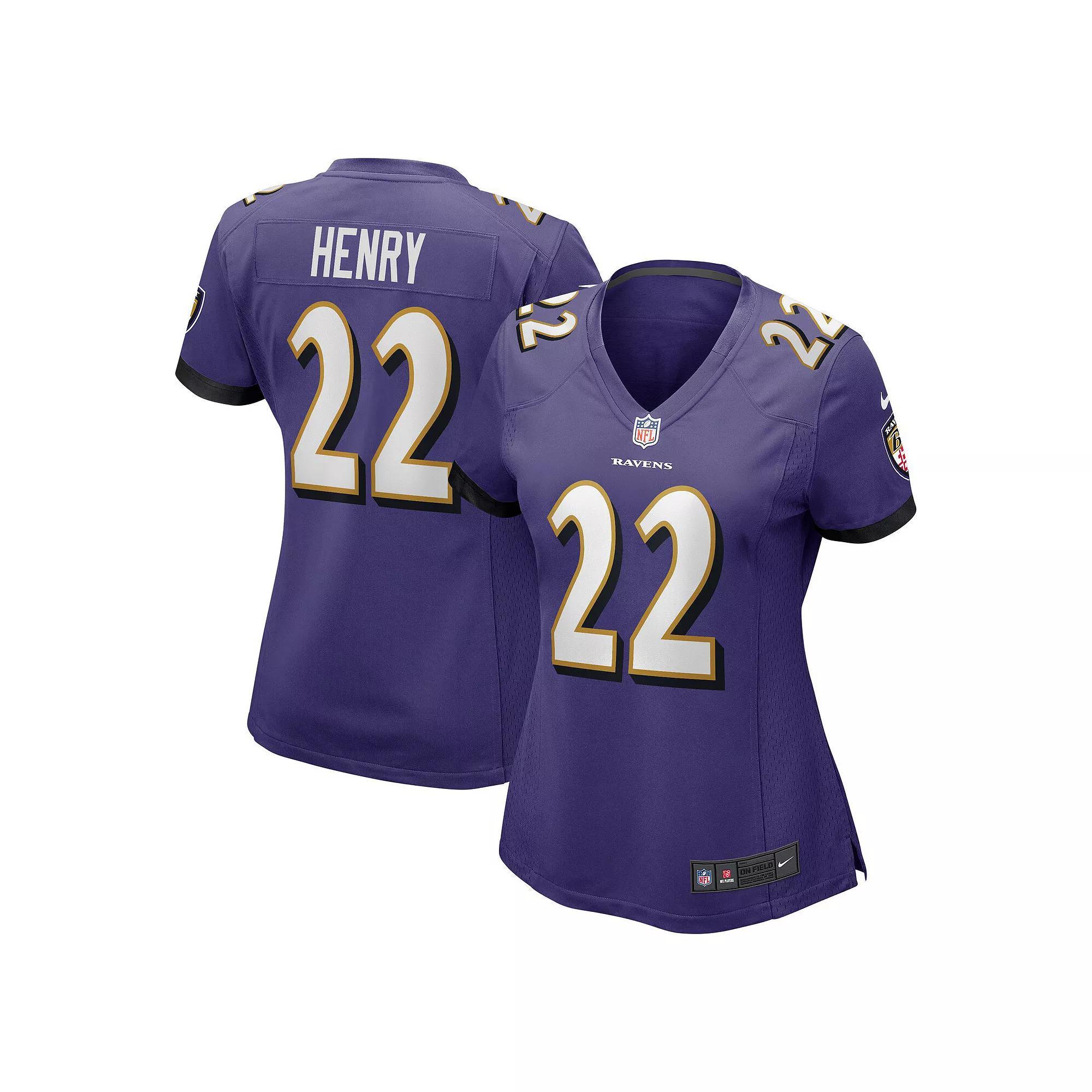 Women's Nike Derrick Henry Purple Baltimore Ravens Game Player Jersey, Size: 2XL Product Image